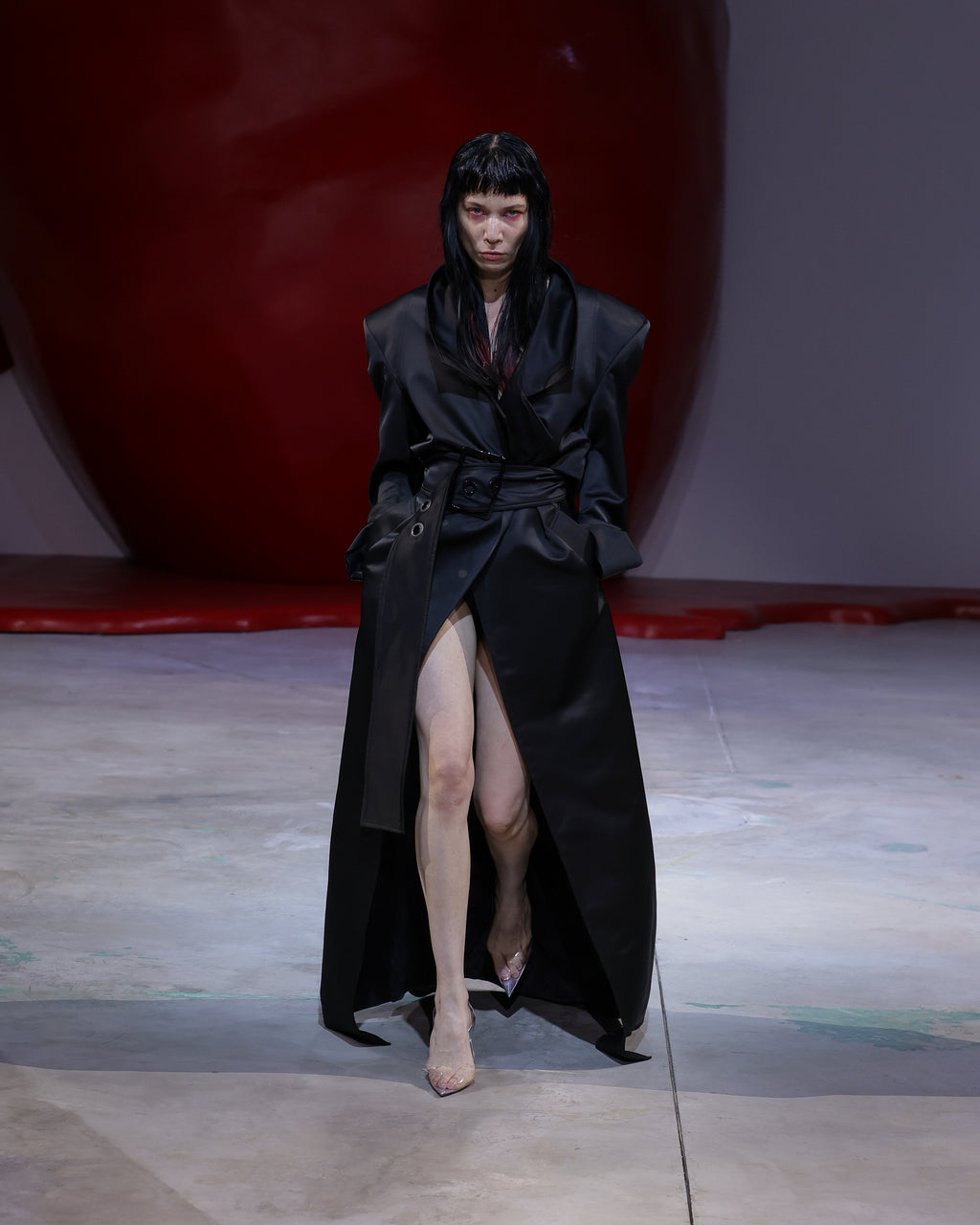 BOX SHOULDER TRENCH