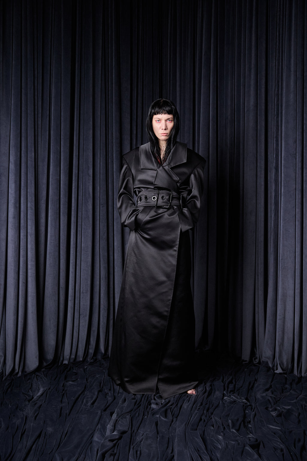 BOX SHOULDER TRENCH