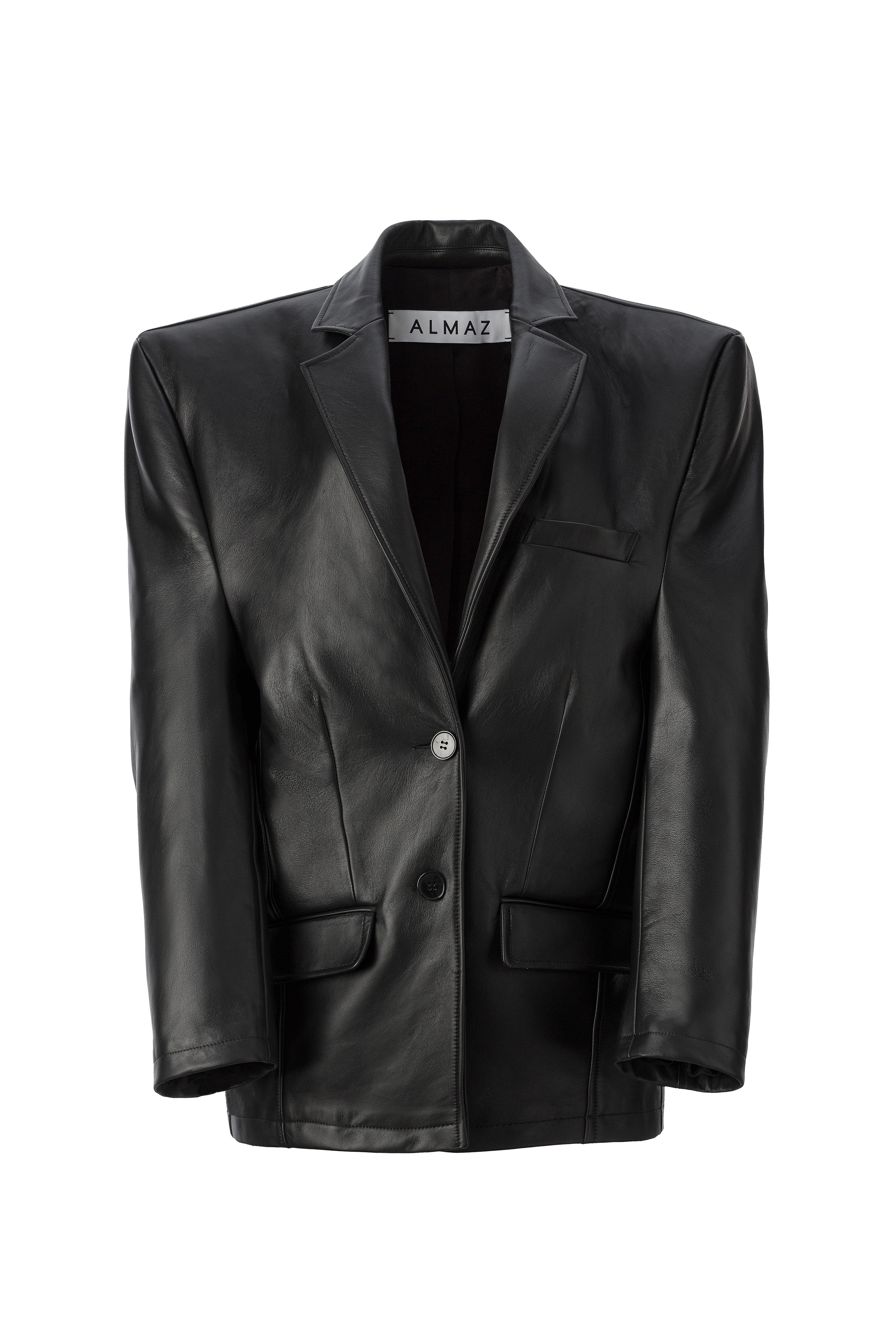 EXTREME OV LEATHER BLAZER