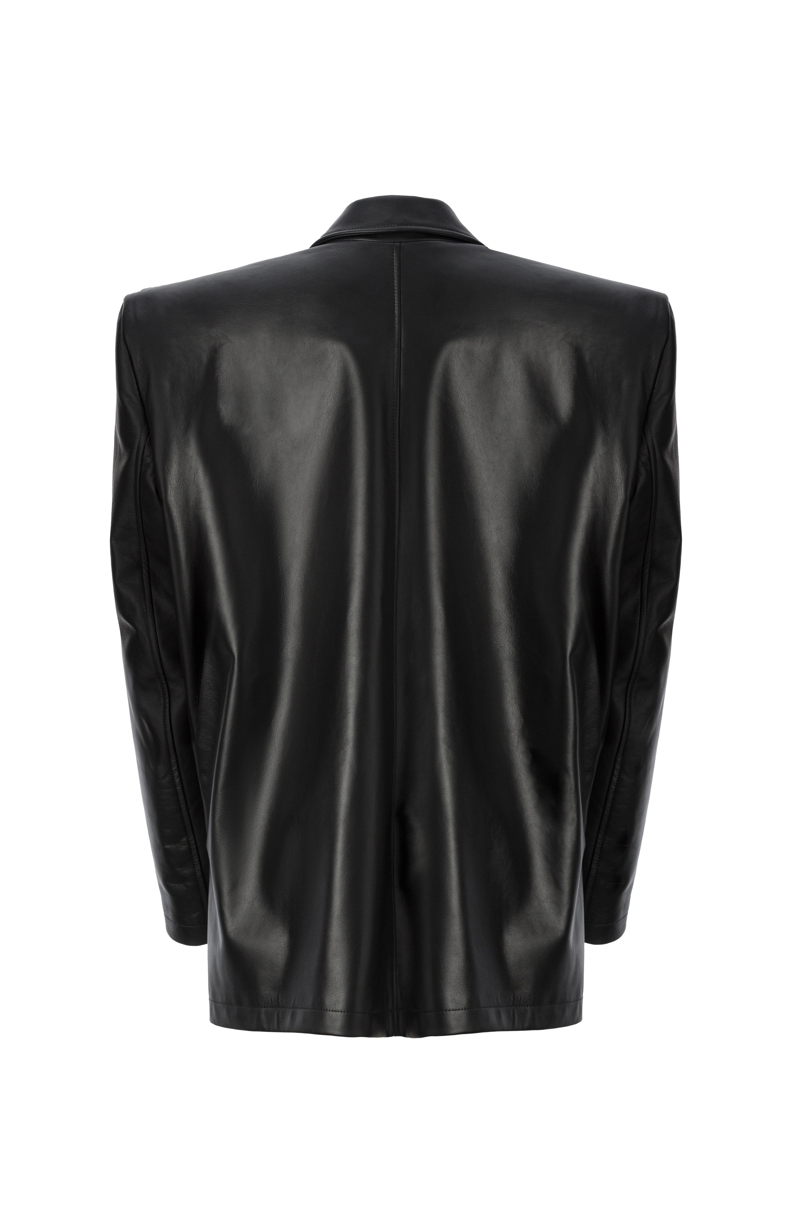 EXTREME OV LEATHER BLAZER