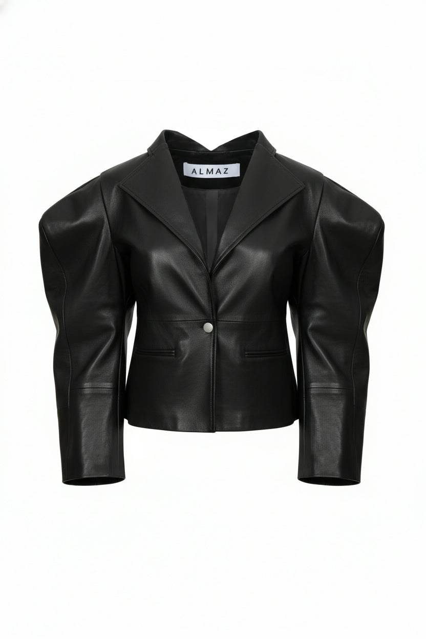 BLACK ASHLINE BLAZER