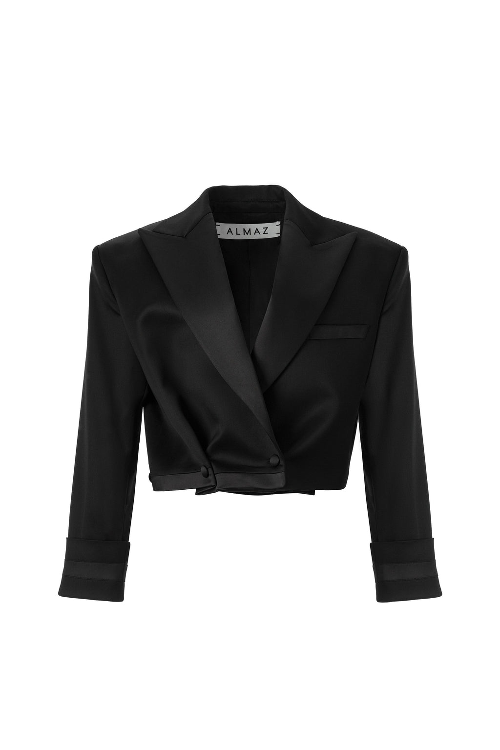 CROPPED TUXEDO BLAZER