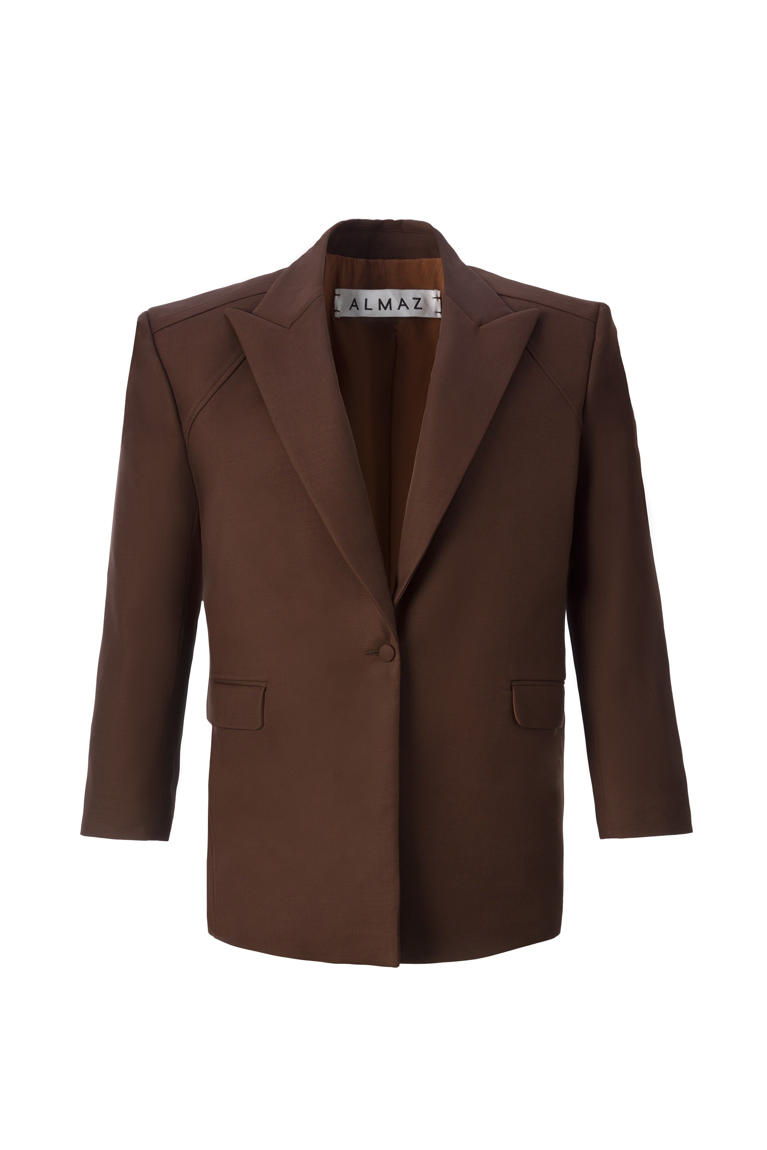 BROWN BOYFRIEND BLAZER