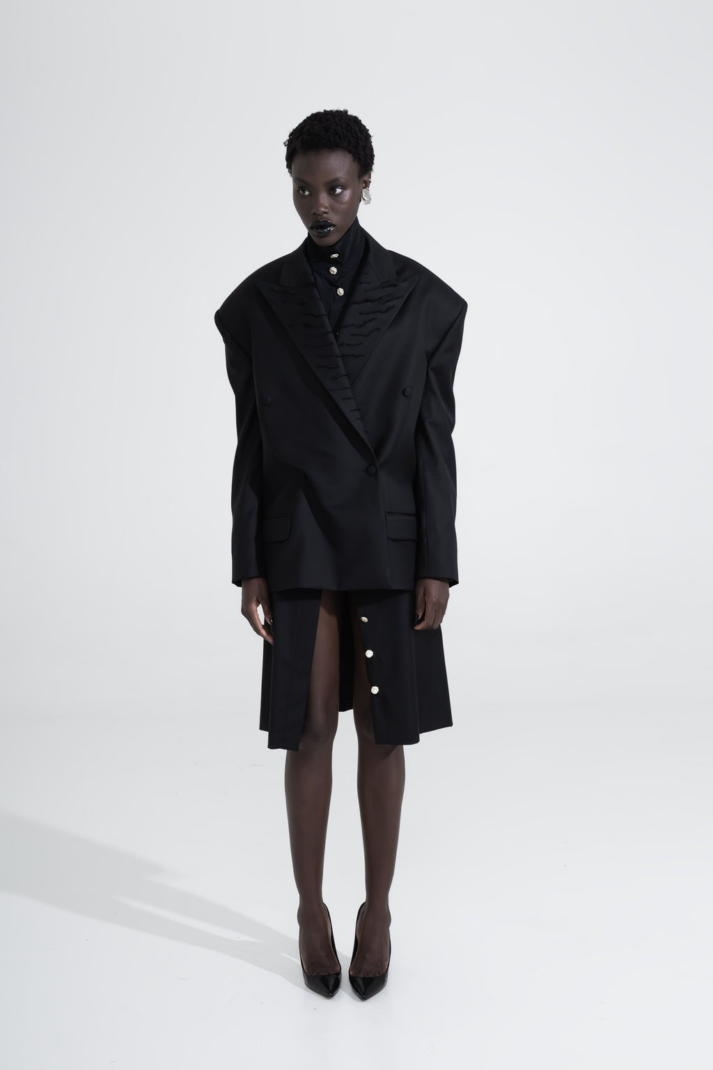 BLACK SHOCKWAVE BLAZER