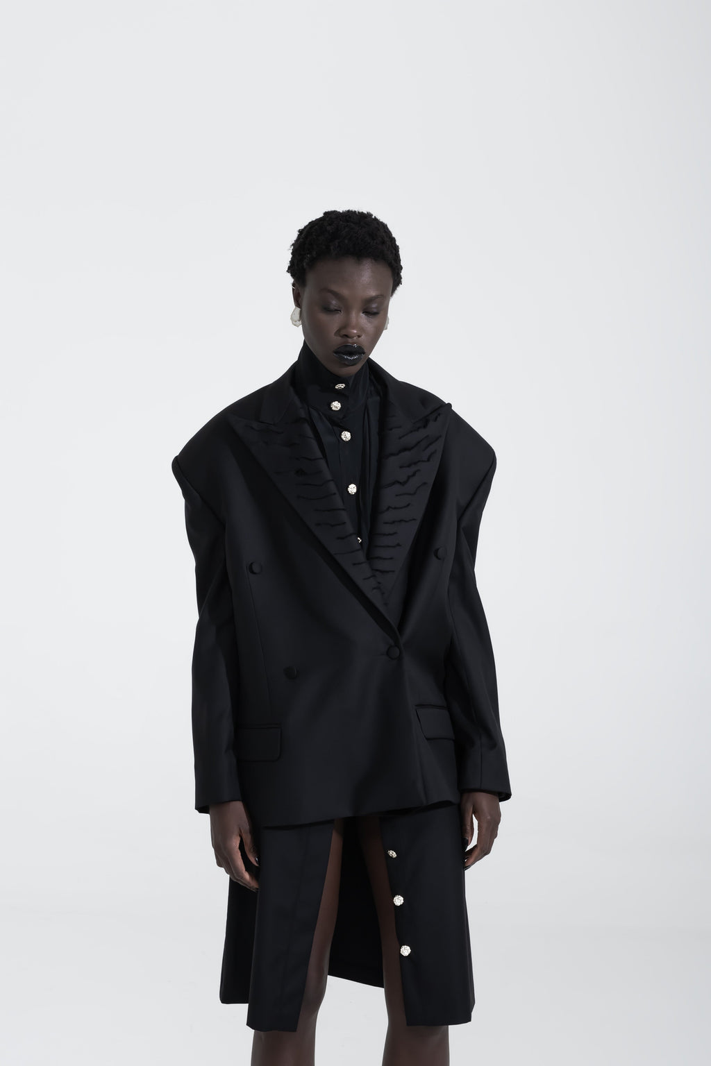 BLACK SHOCKWAVE BLAZER