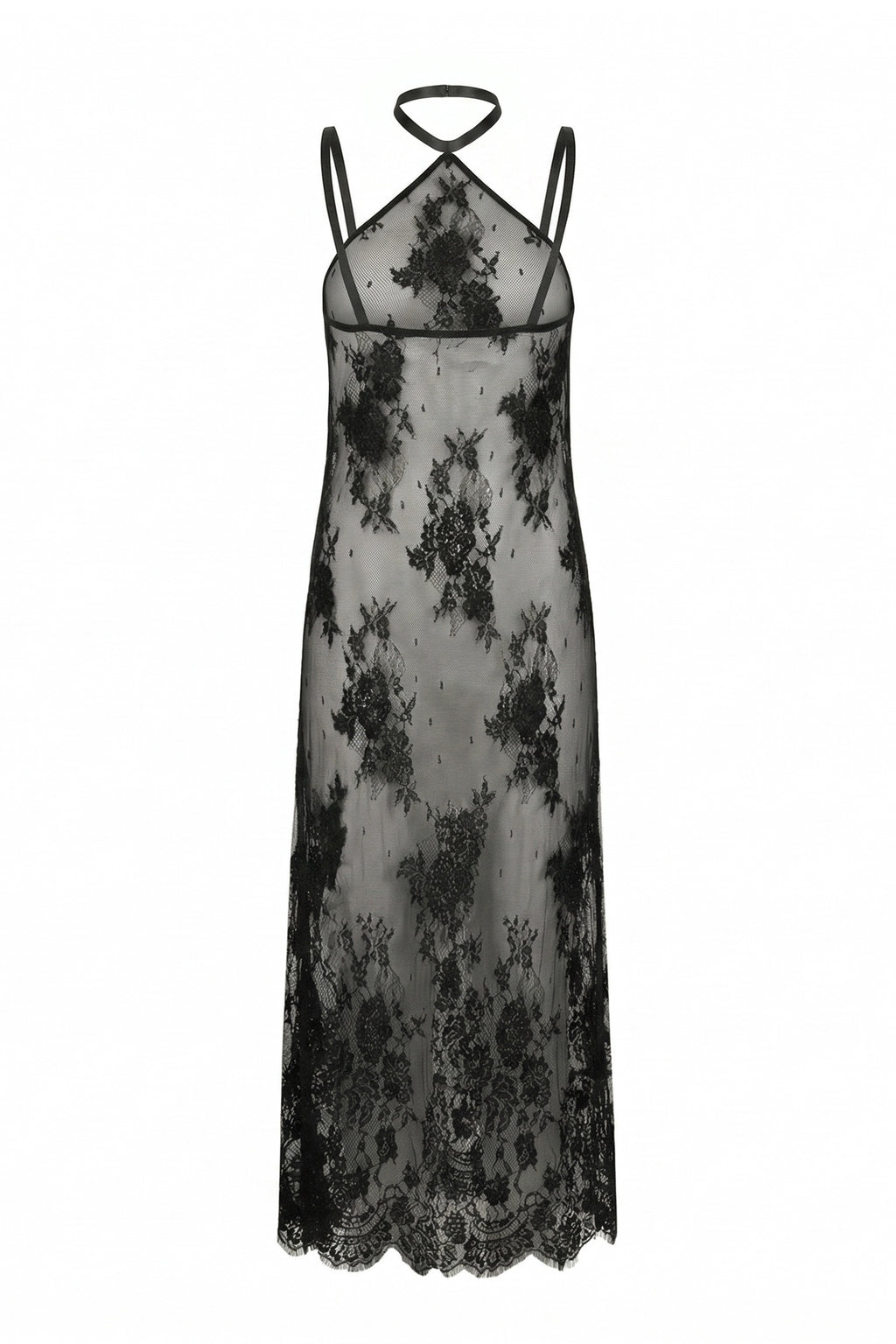 HIGH NOON LACE SLIP DRESS