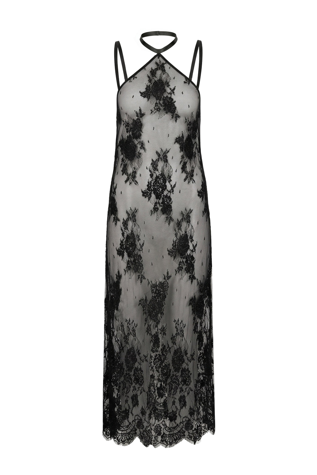 HIGH NOON LACE SLIP DRESS