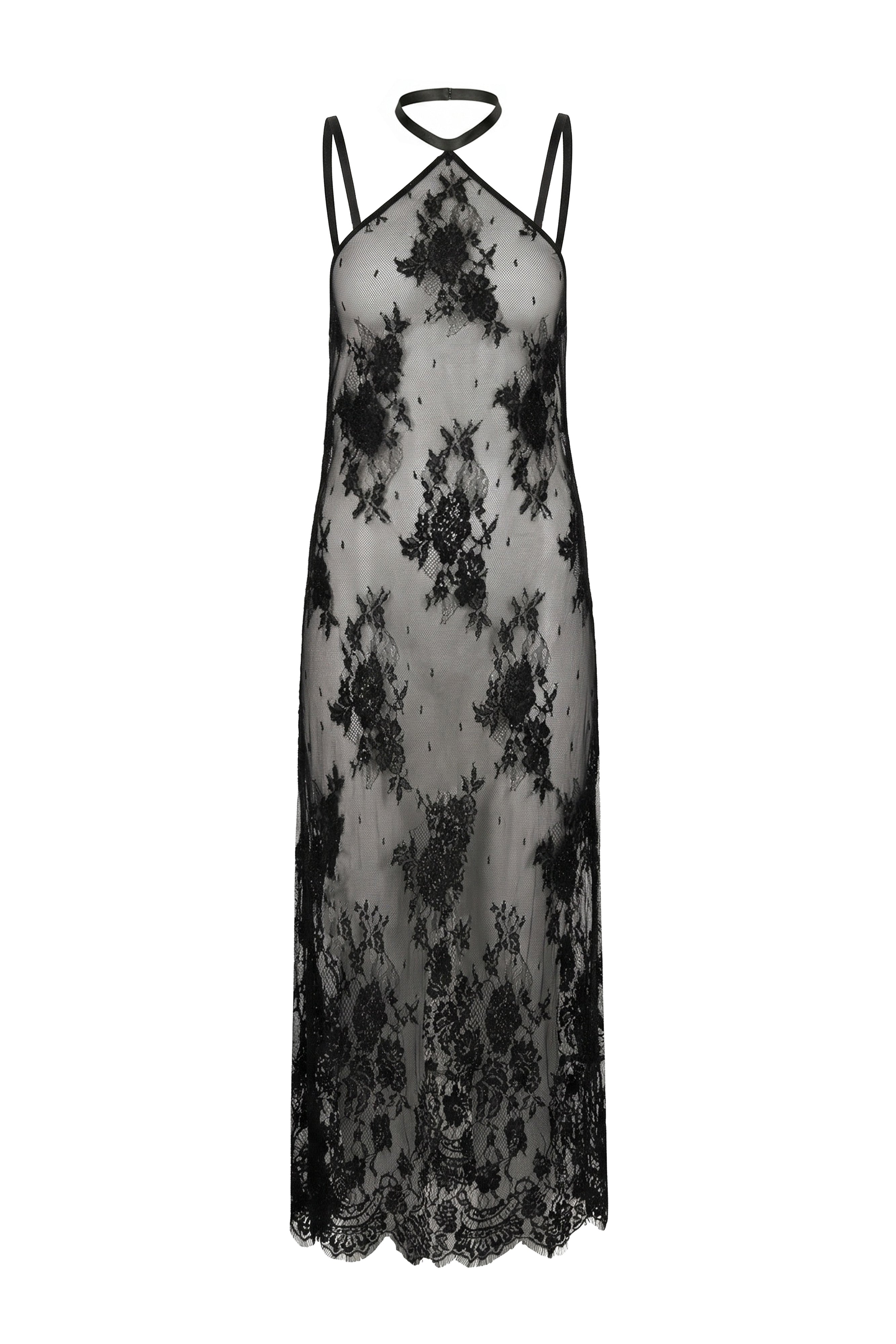 HIGH NOON LACE SLIP DRESS