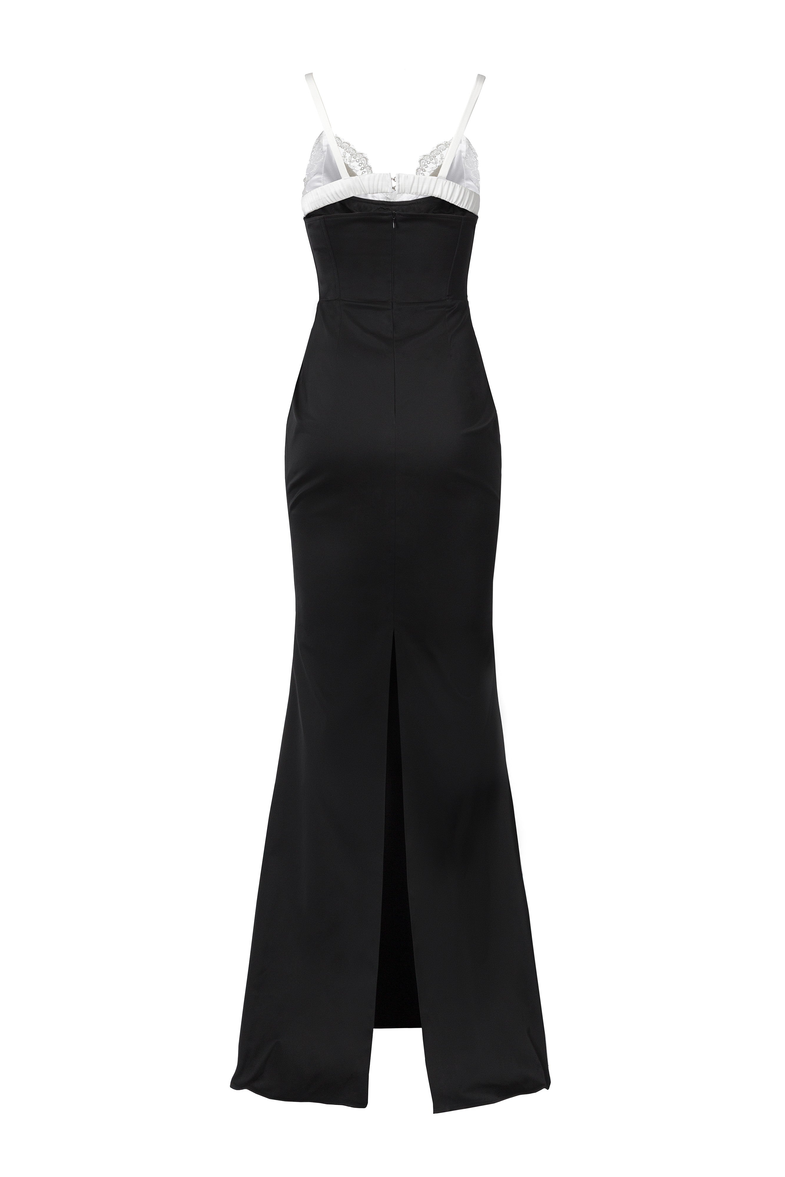 EXPOSED CORSET DRESS