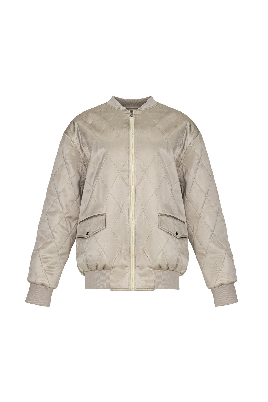 DOUBLE FACE SILK BOMBER