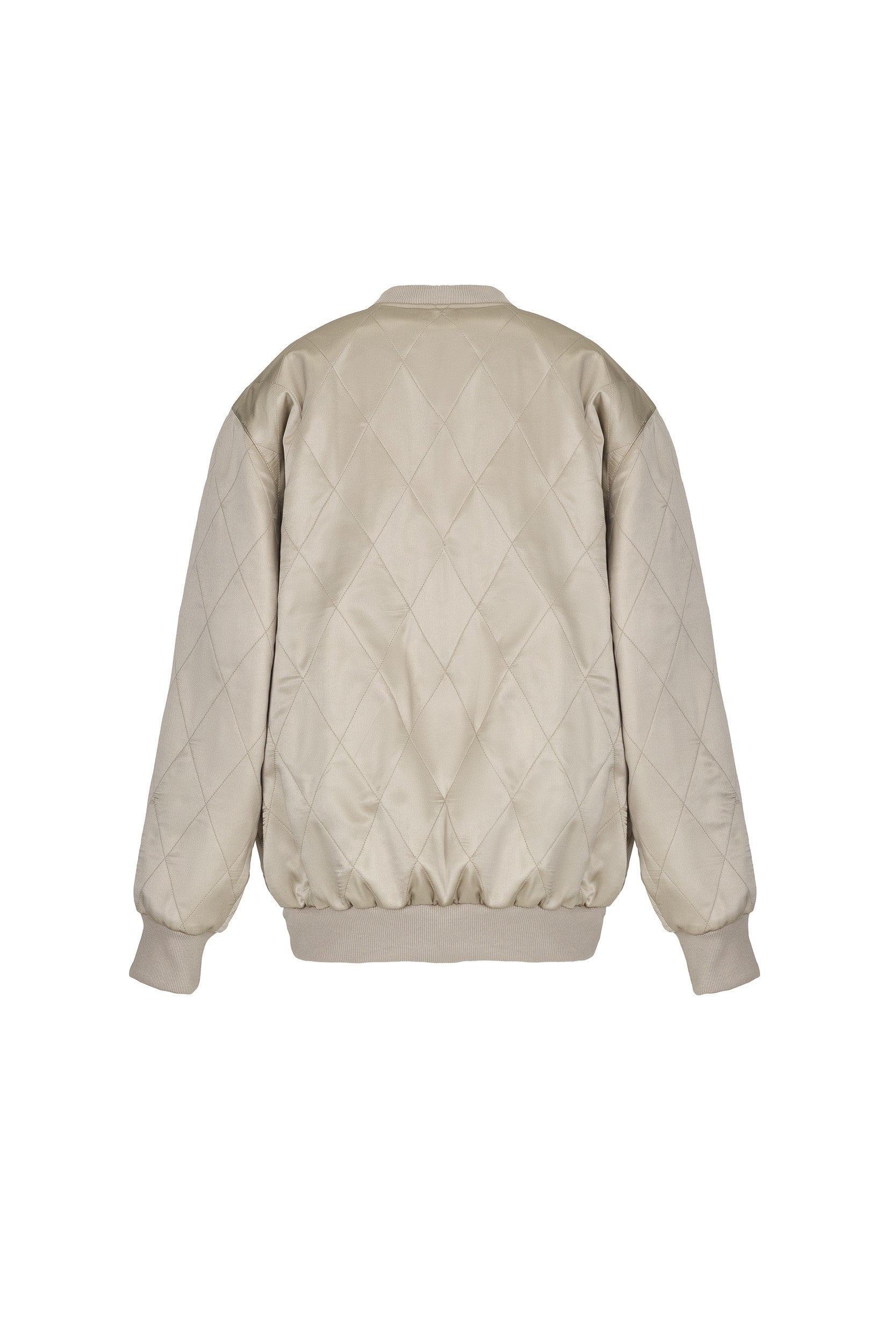 DOUBLE FACE SILK BOMBER