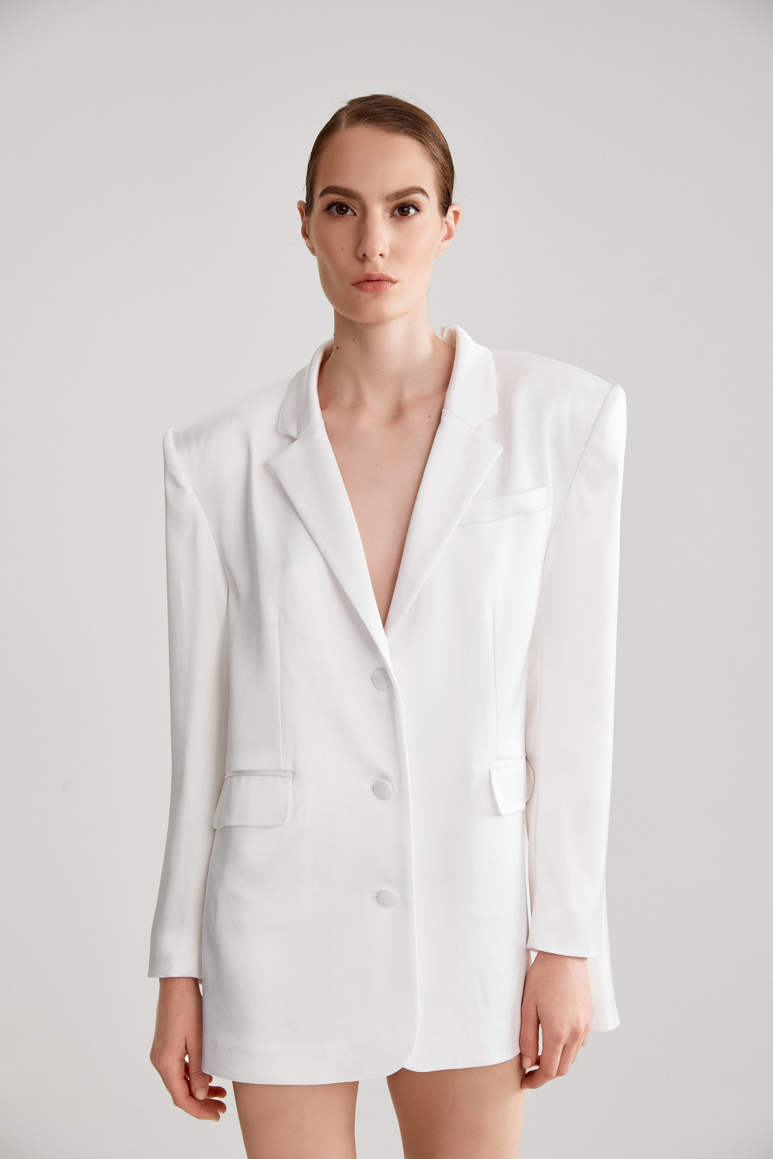 OFF WHITE BLAZER/ DRESS