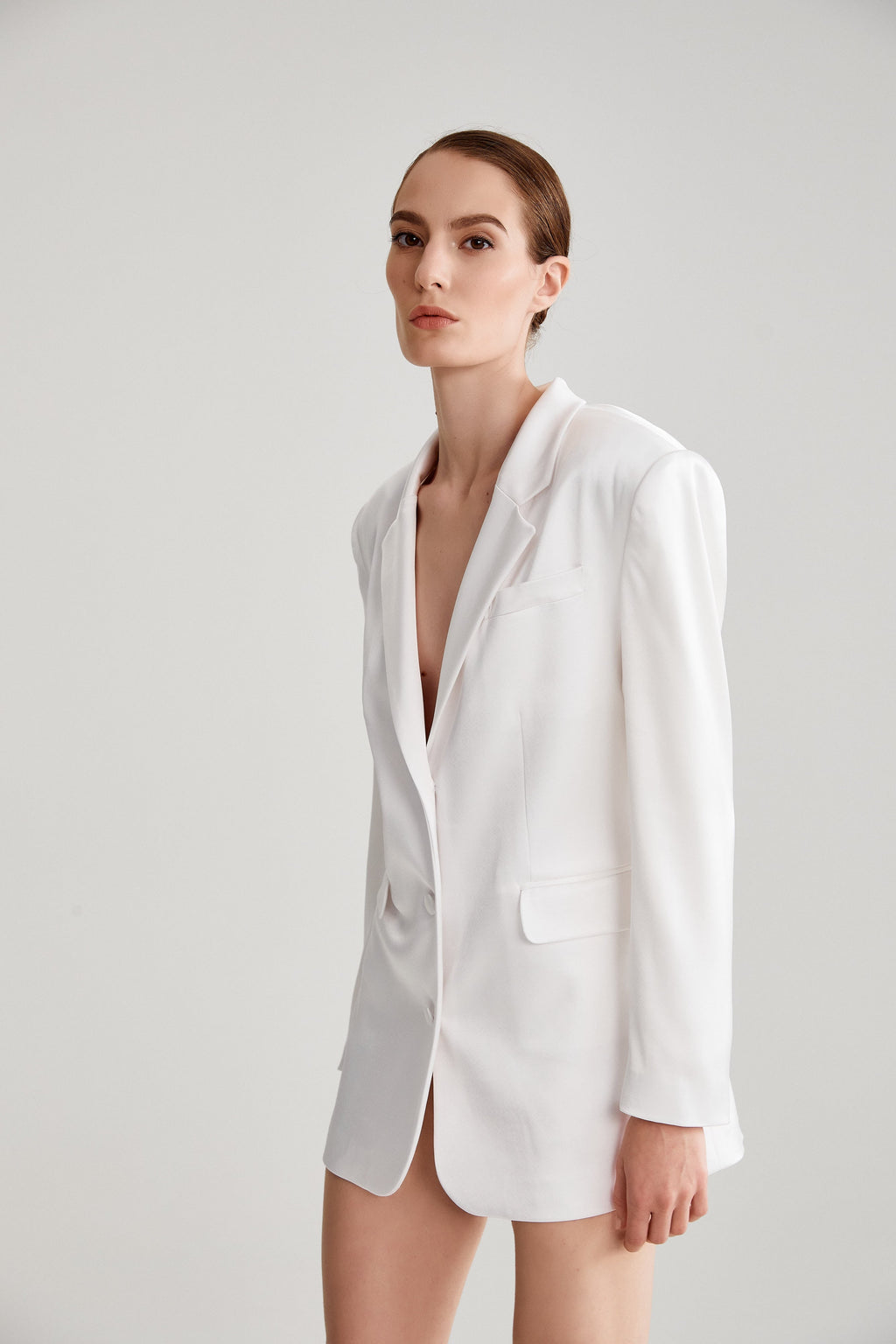 OFF WHITE BLAZER/ DRESS