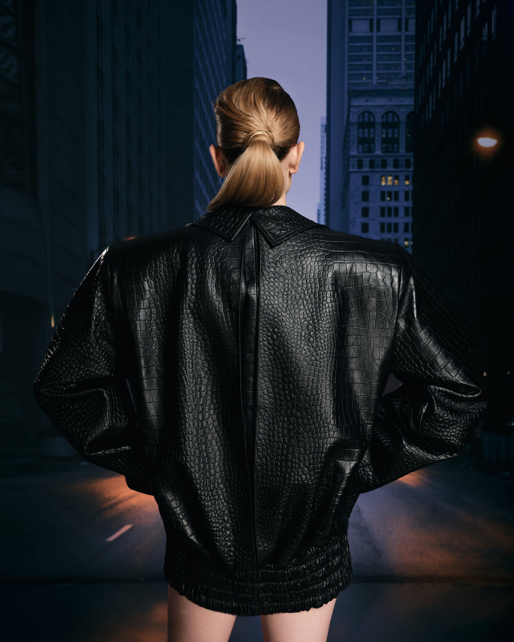 LEATHER DISTRICT BOMBER