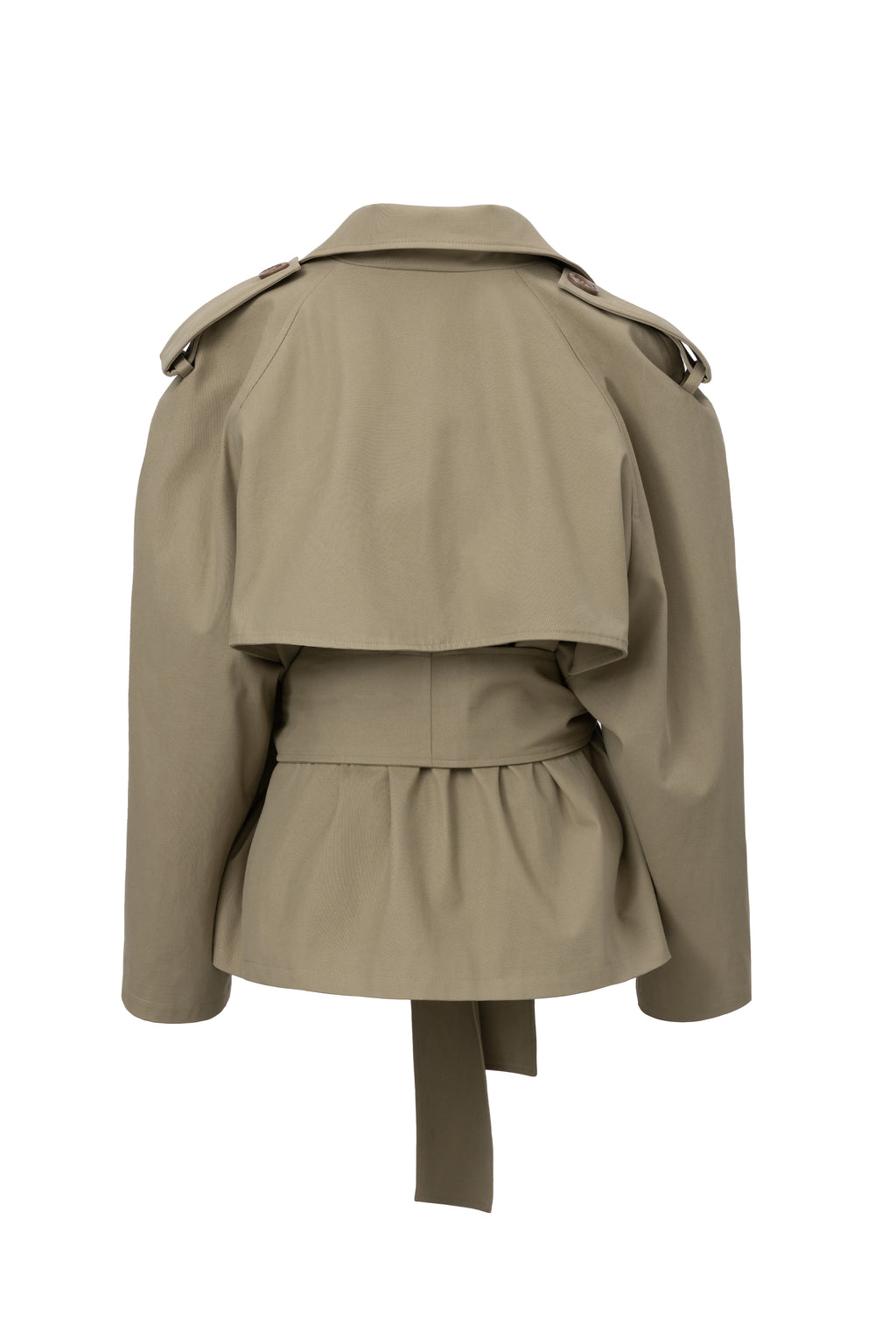 LIGHT TAUPE TRENCH