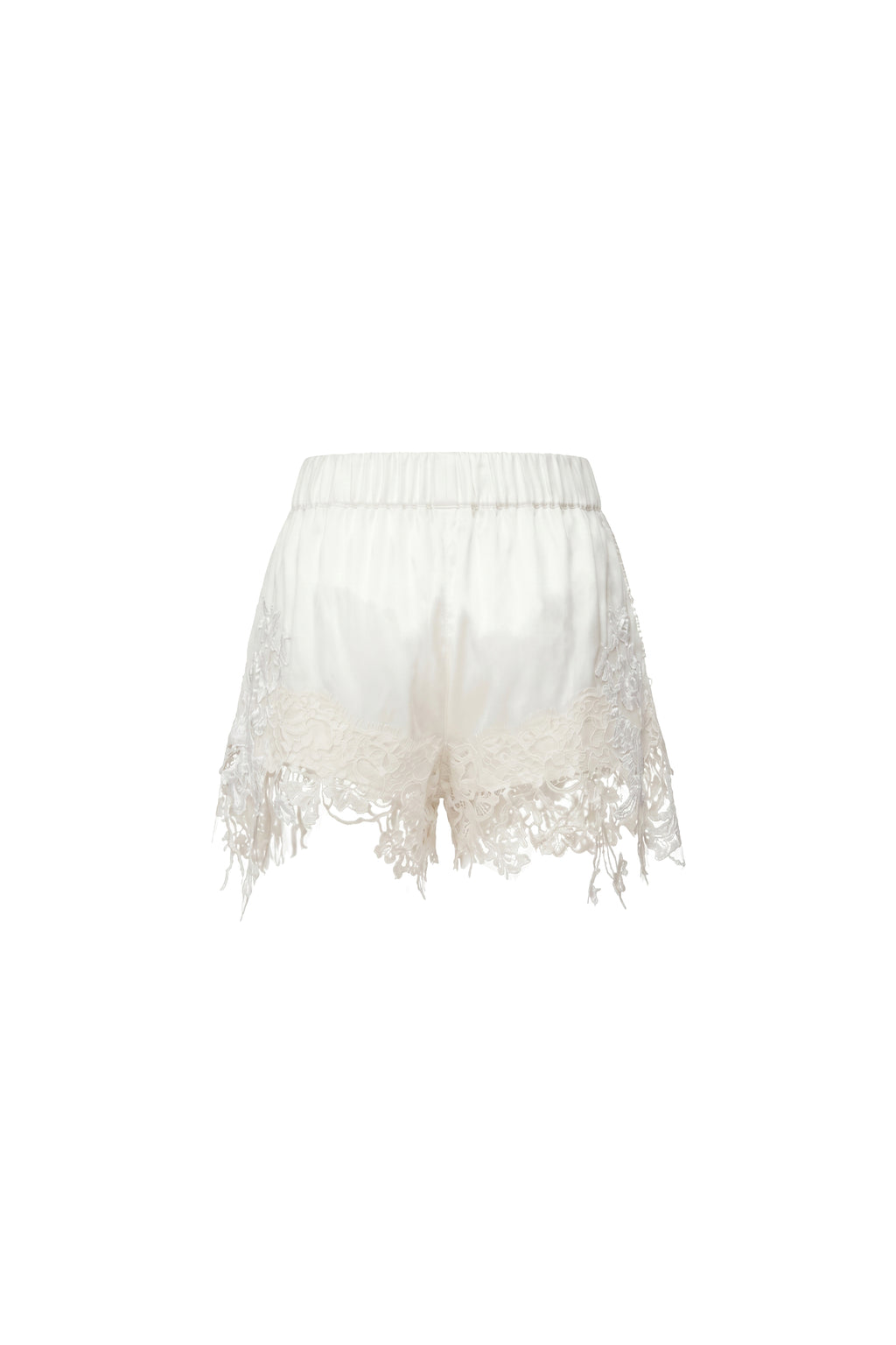 LACE SILK SHORTS