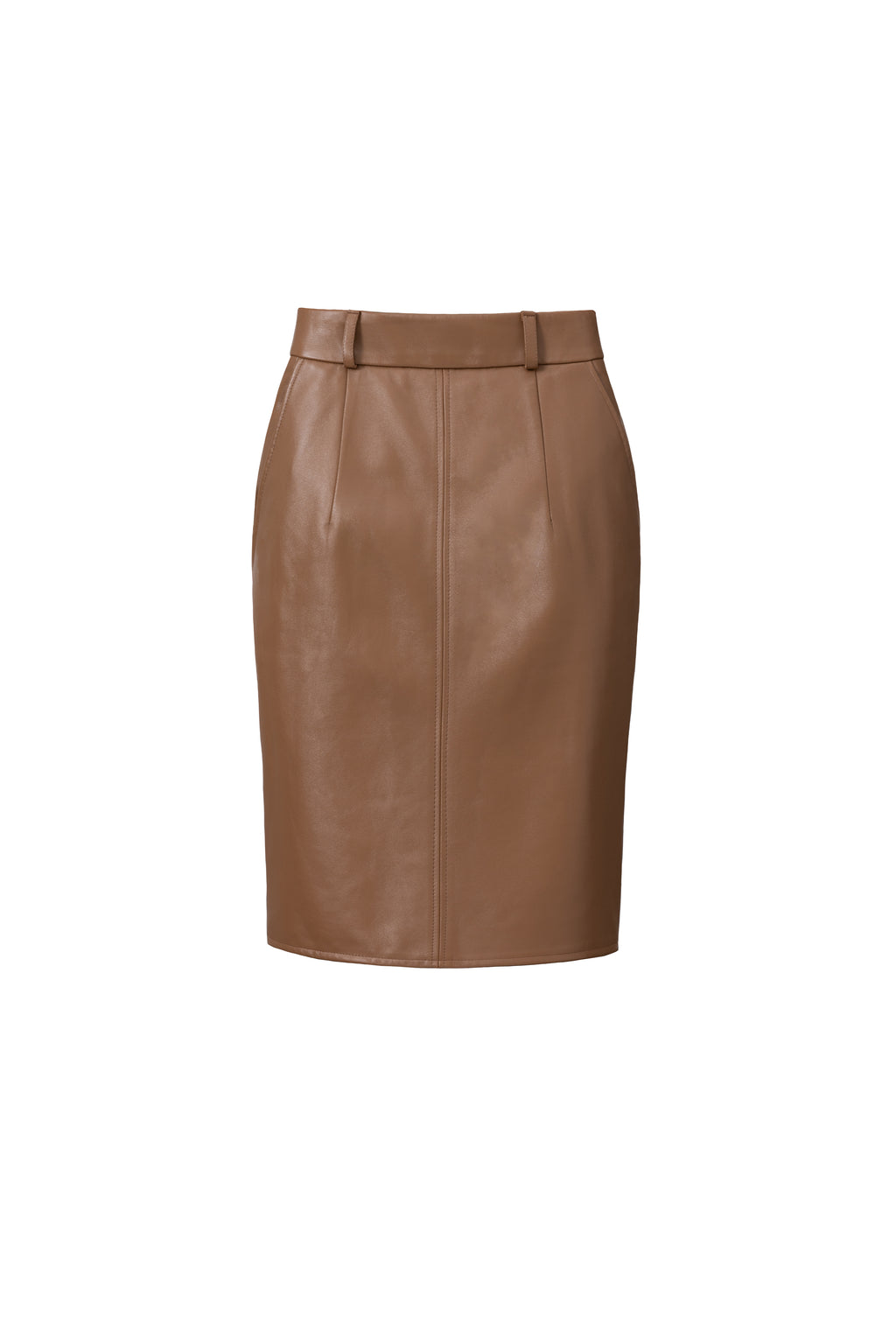 LIQUID BROWN SKIRT