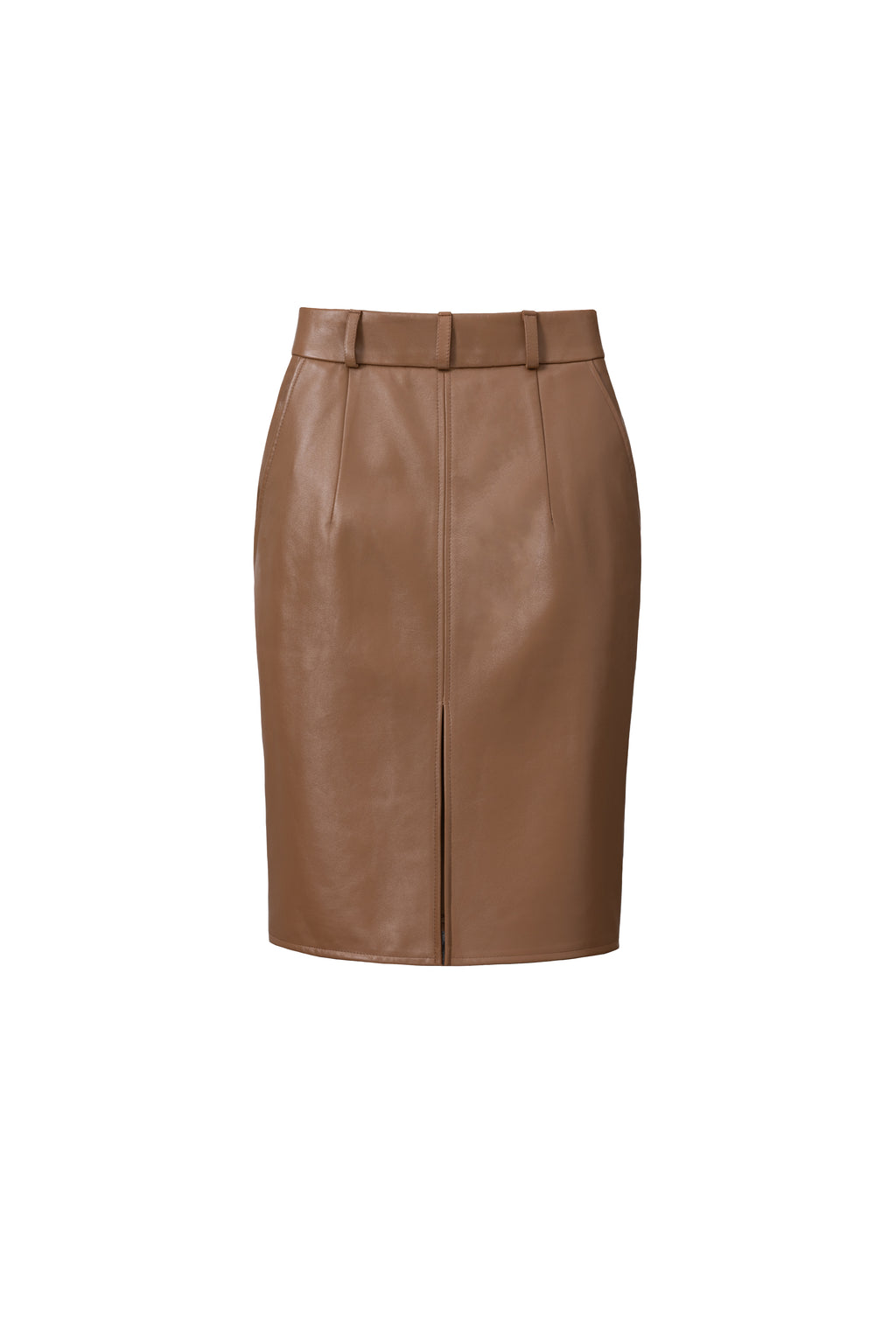 LIQUID BROWN SKIRT
