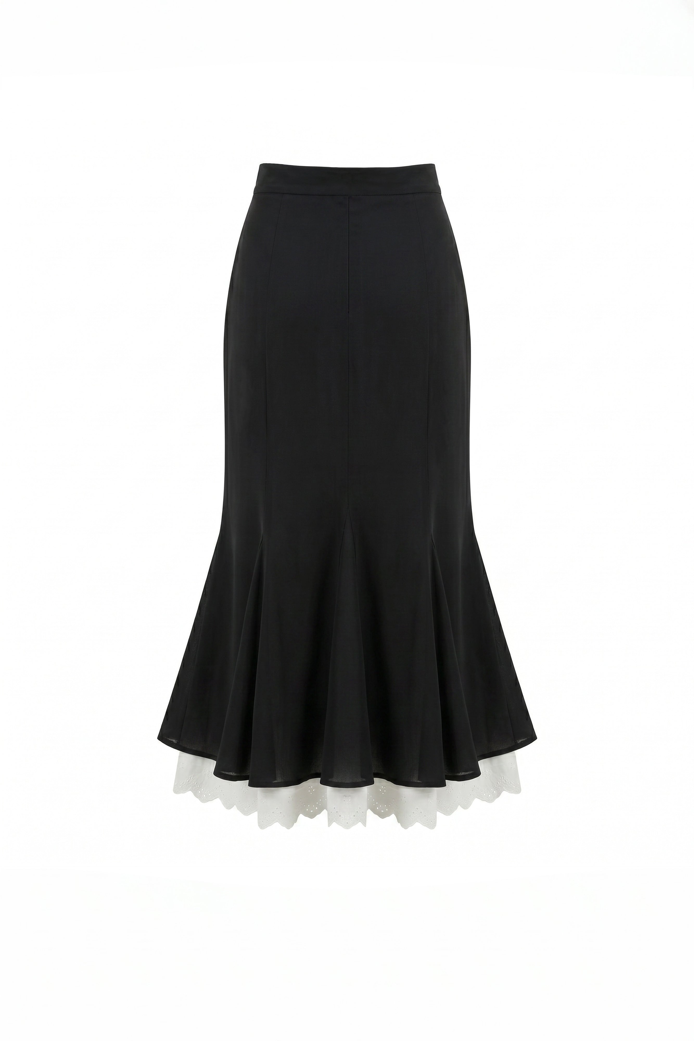 FRONTIER BLACK VOILE SKIRT