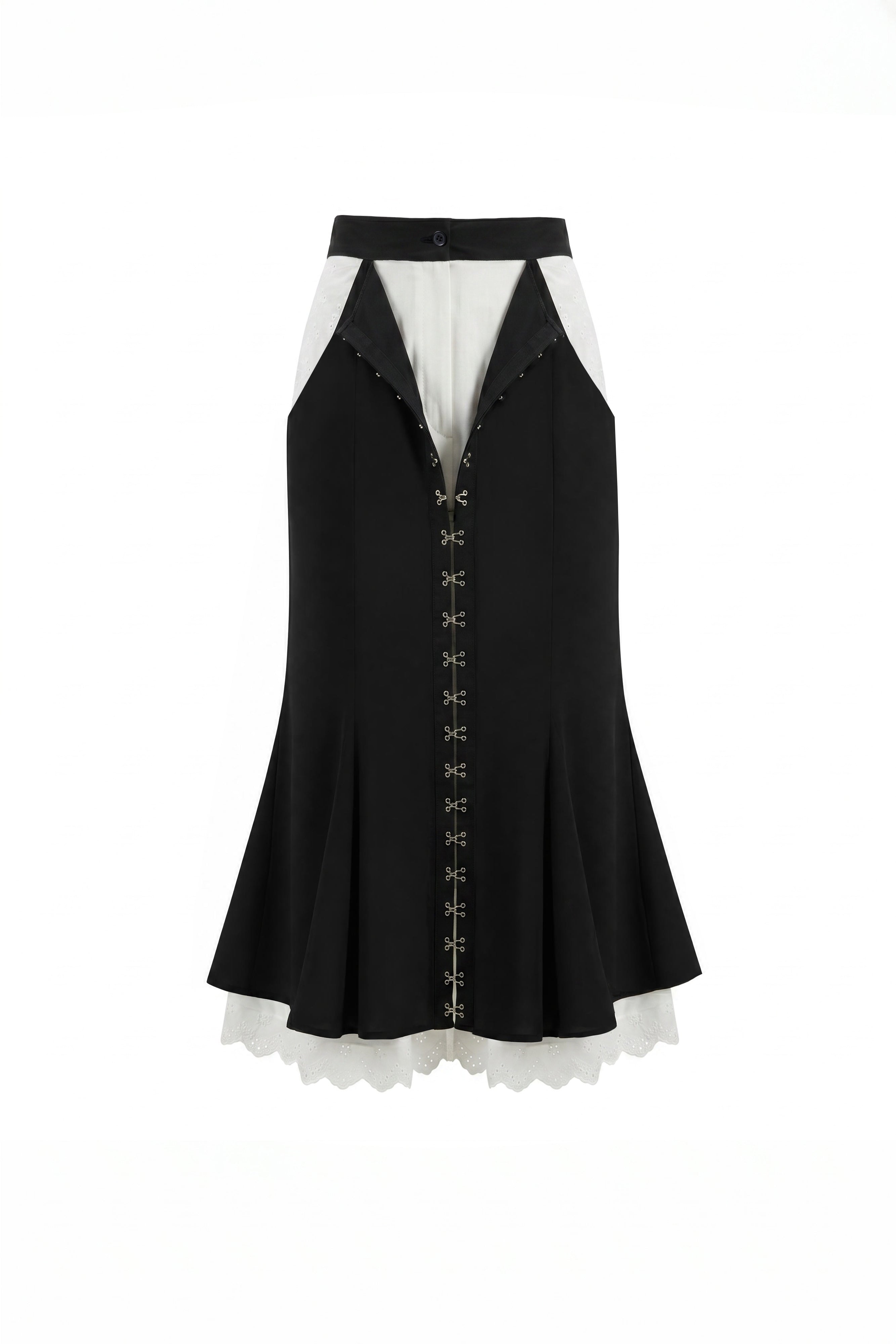 FRONTIER BLACK VOILE SKIRT