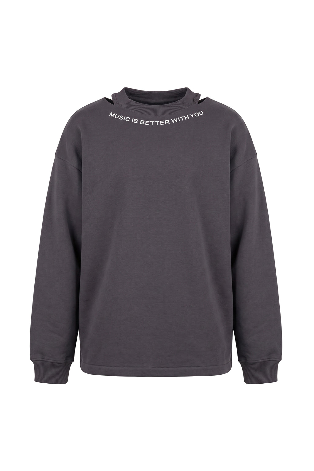 ALMAZ X GLO HILO GREY SWEATSHIRT