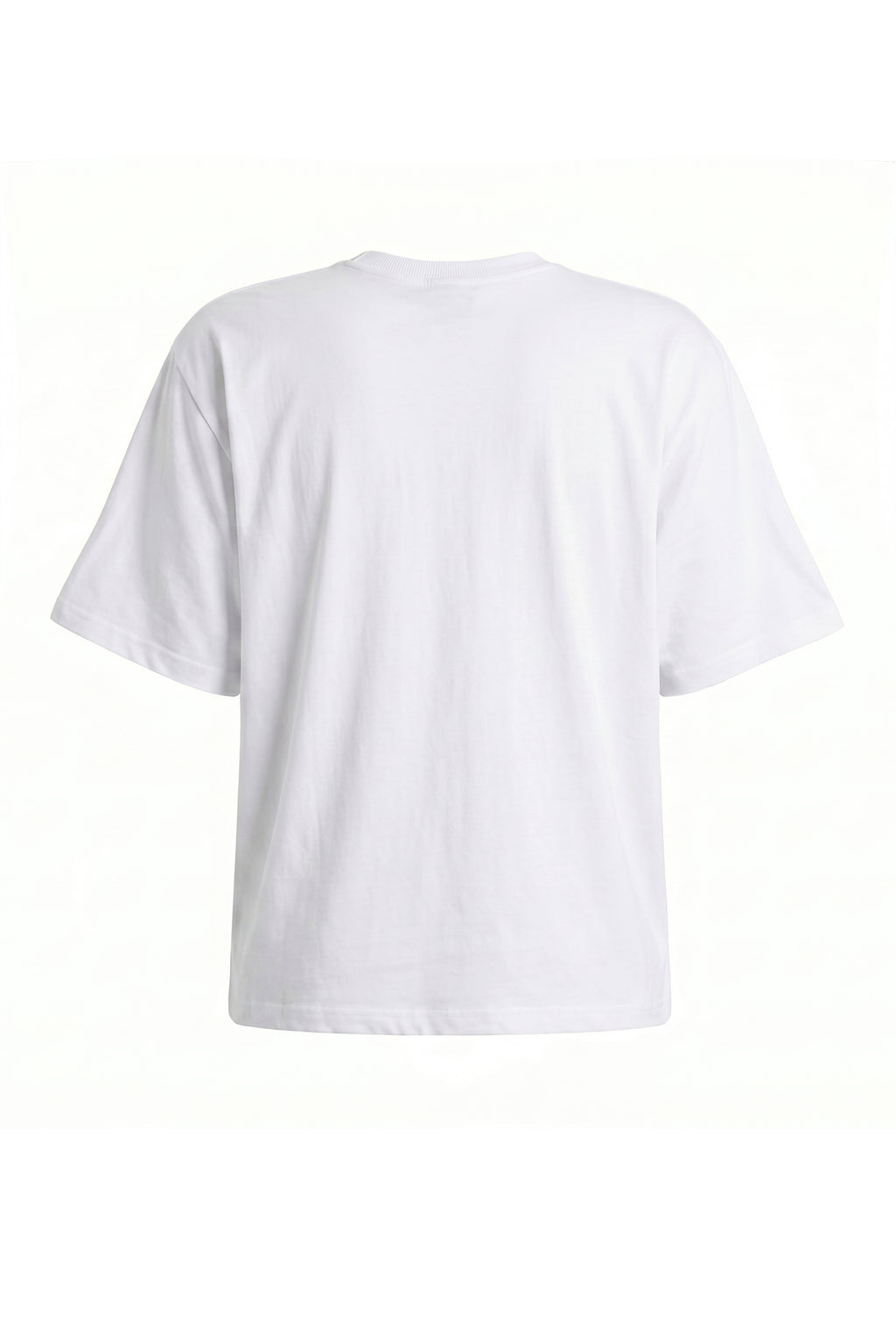 LACE DETAIL WHITE T-SHIRT