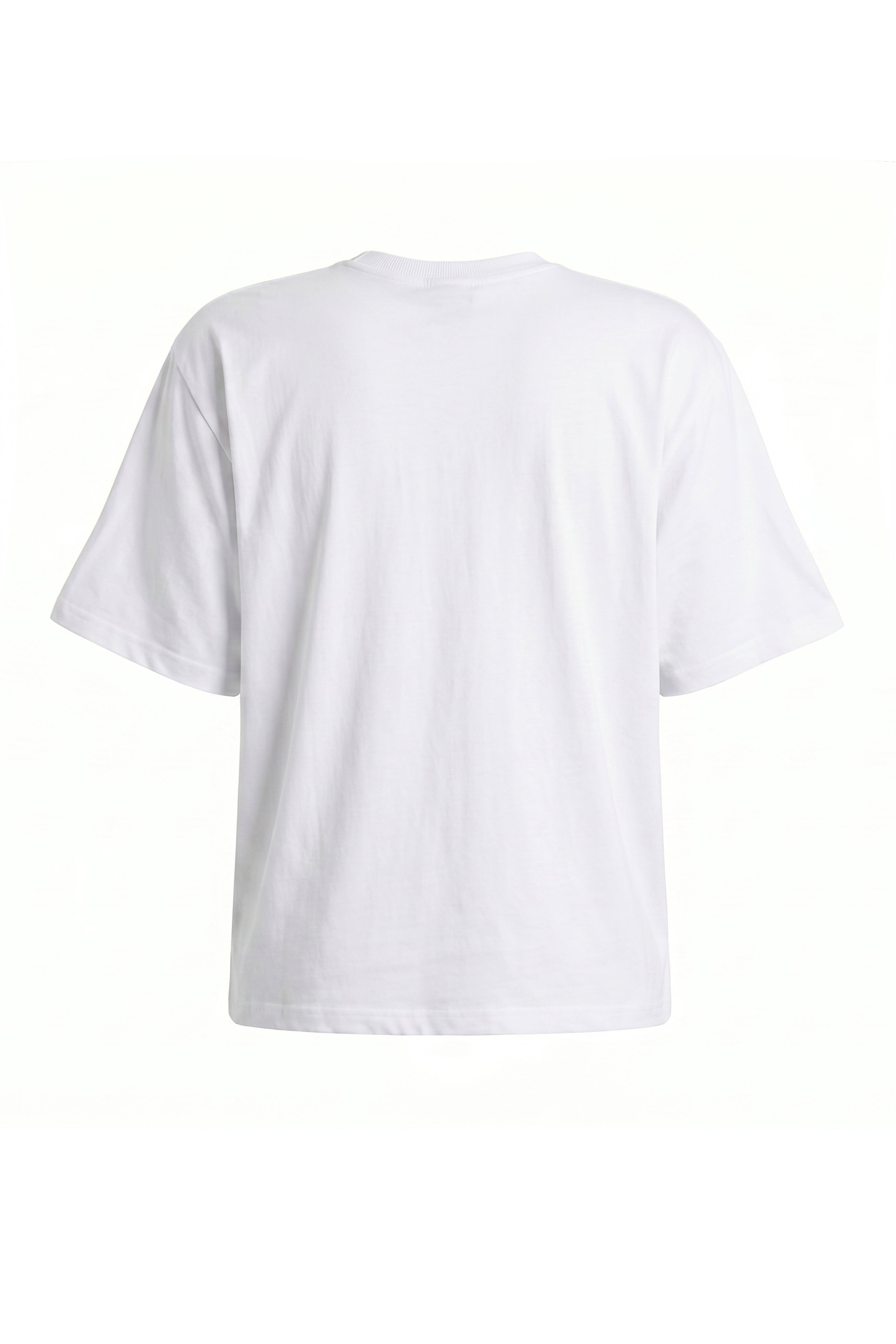 LACE DETAIL WHITE T-SHIRT