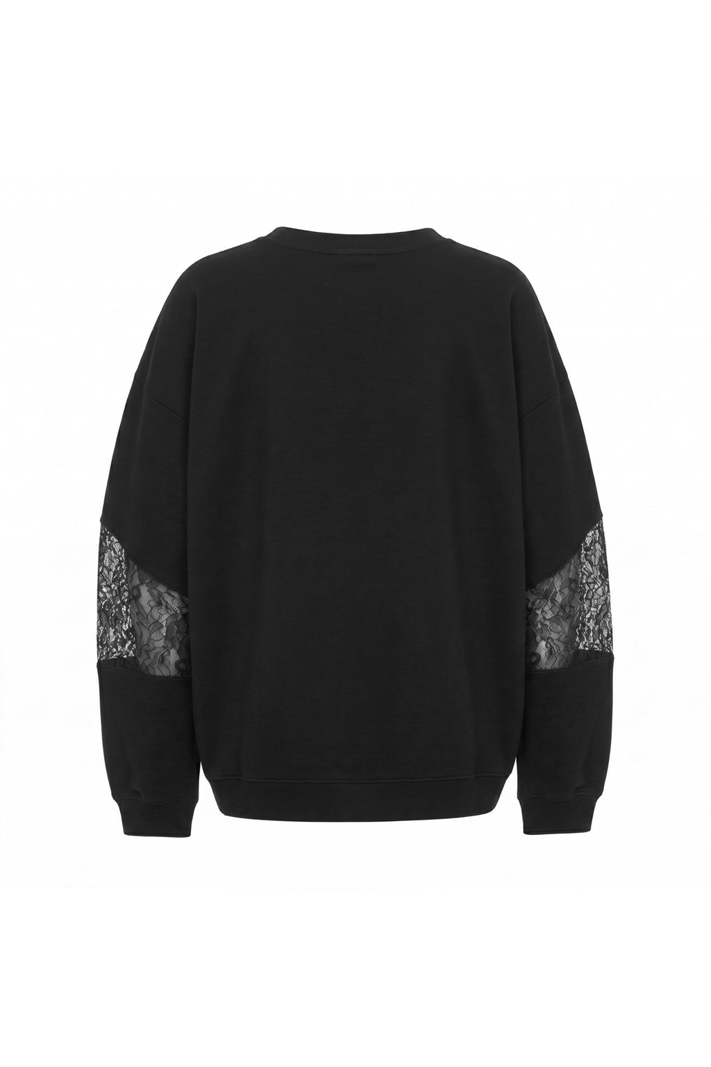 LACE DETAIL SWEATSHIRT