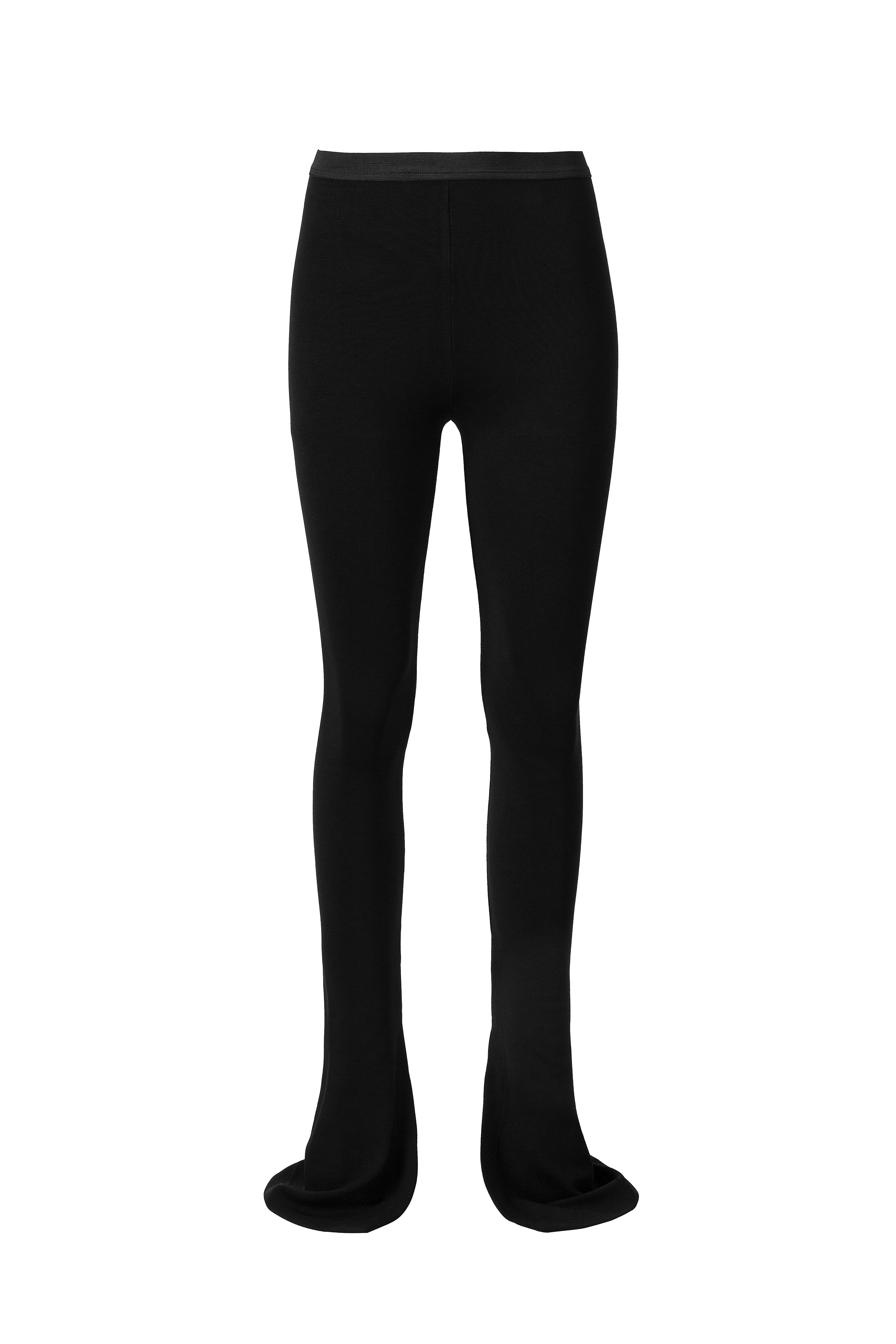 BLACK JERSEY LEGGINGS