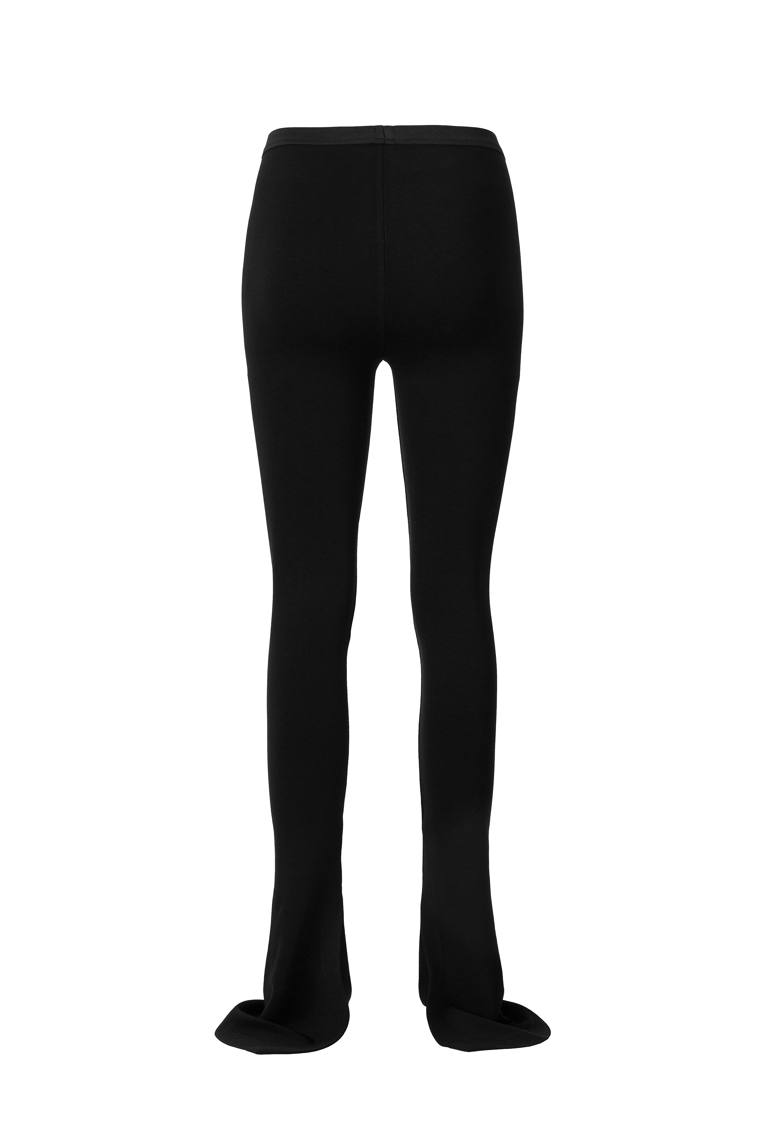 BLACK JERSEY LEGGINGS