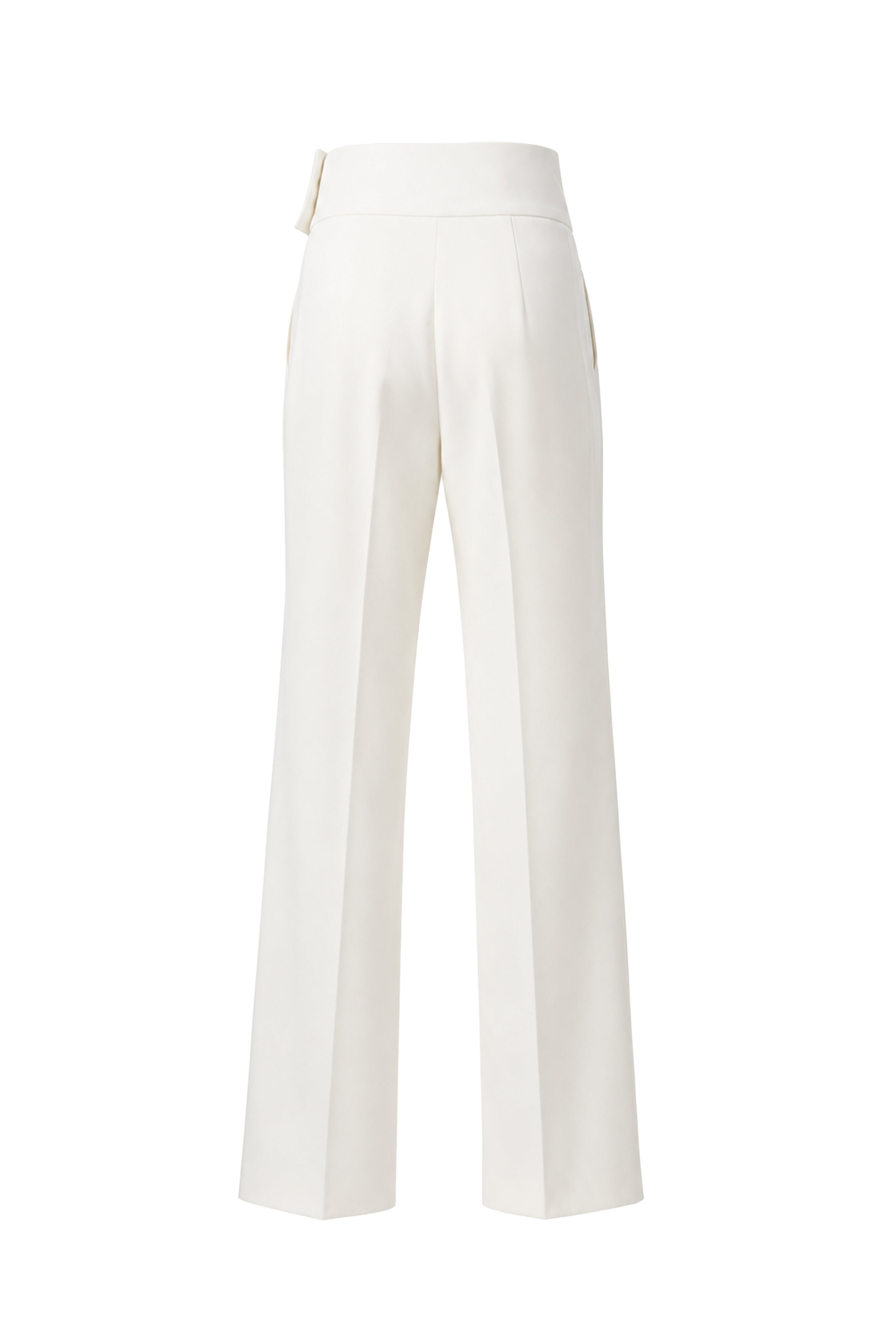 WHITE TUXEDO TROUSERS