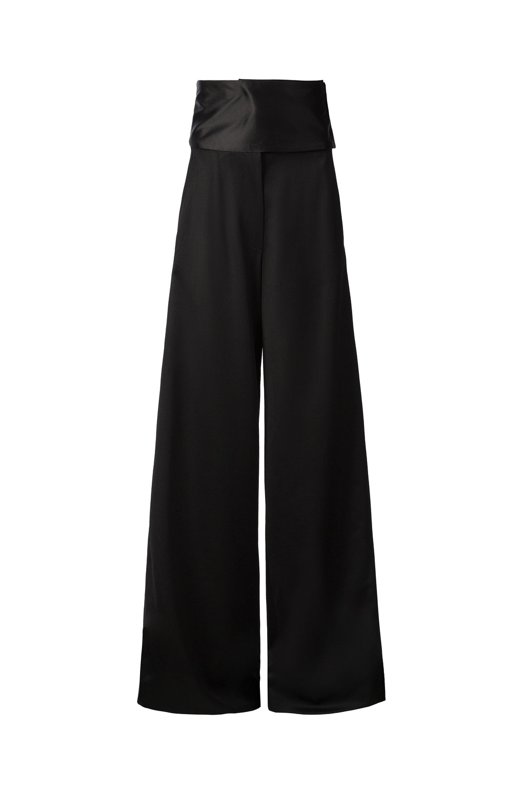 BLACK TUXEDO TROUSERS