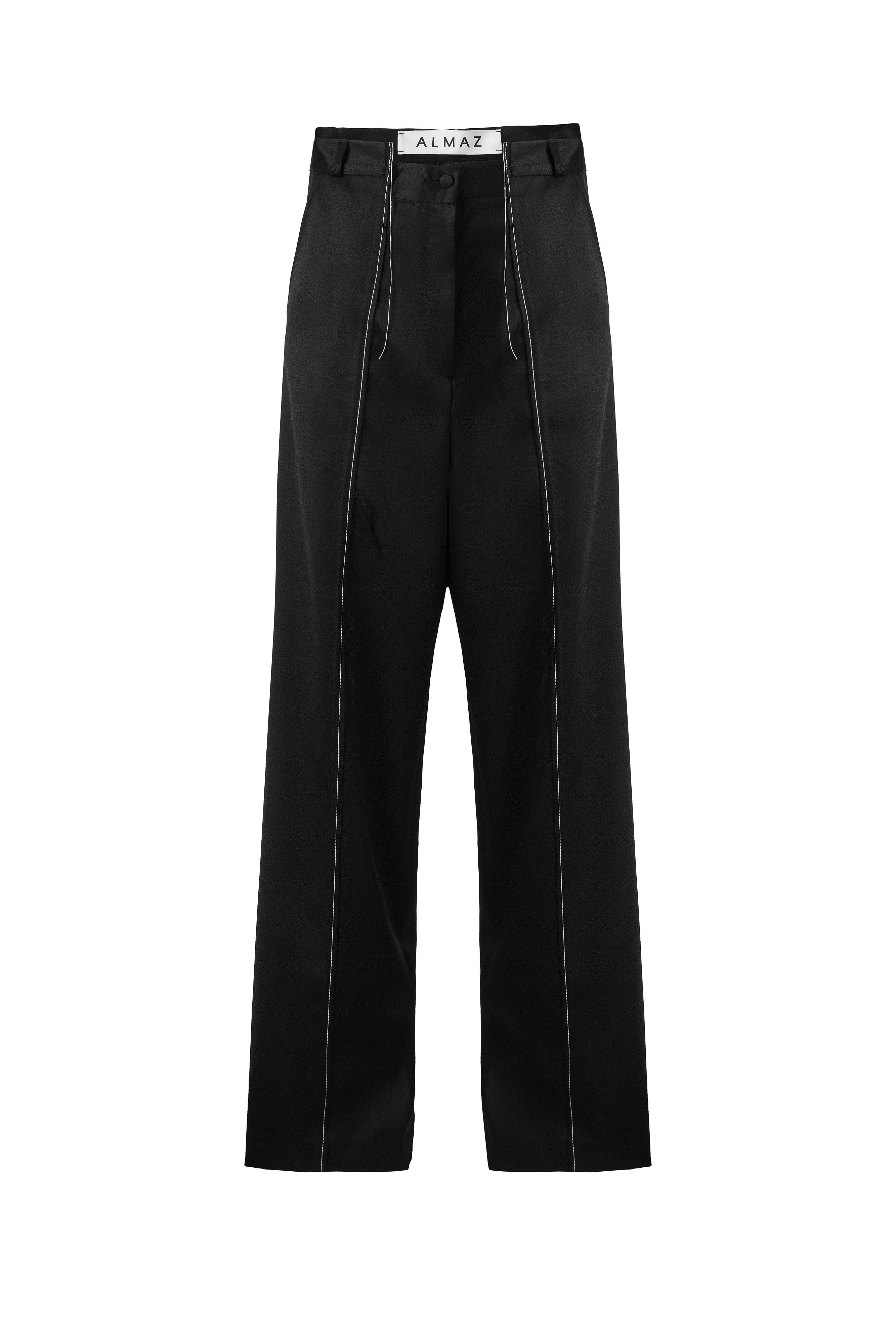 MIDDLE SEAM BAGGY TROUSERS