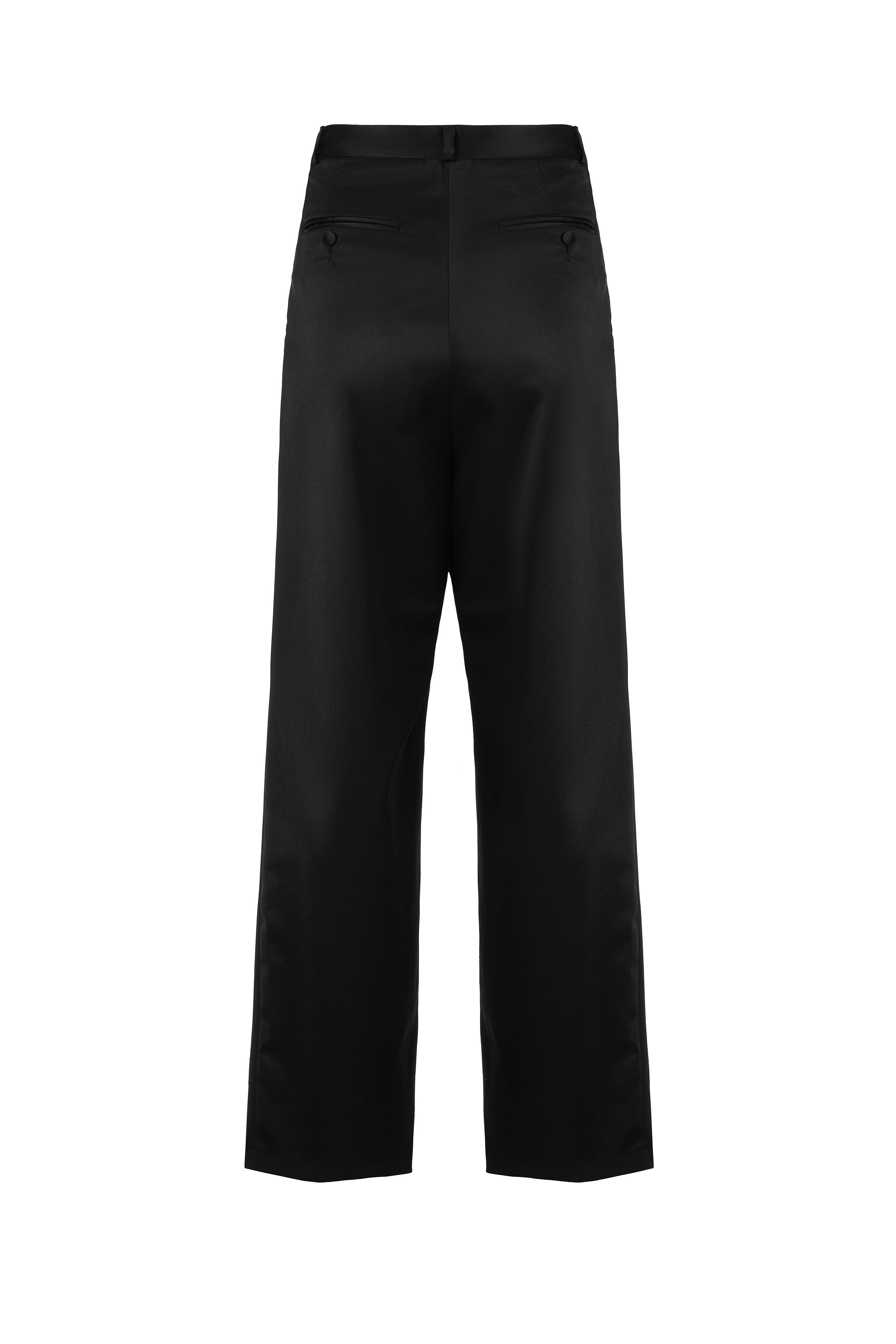 MIDDLE SEAM BAGGY TROUSERS