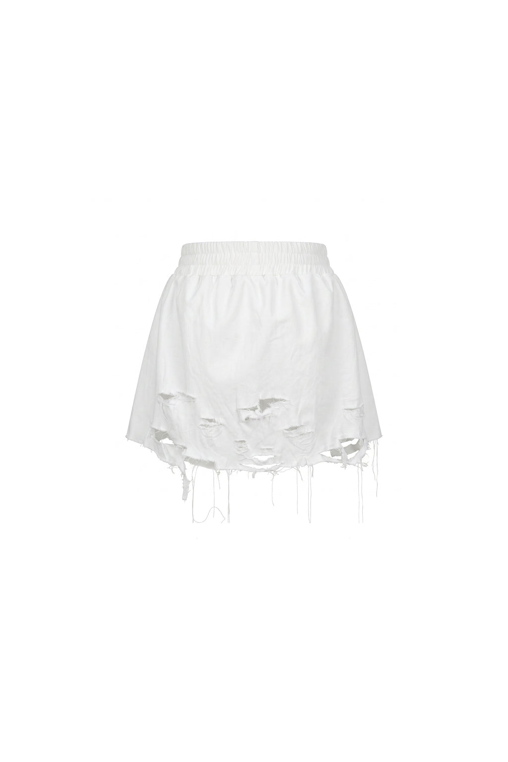 FRAY WHITE SHORTS