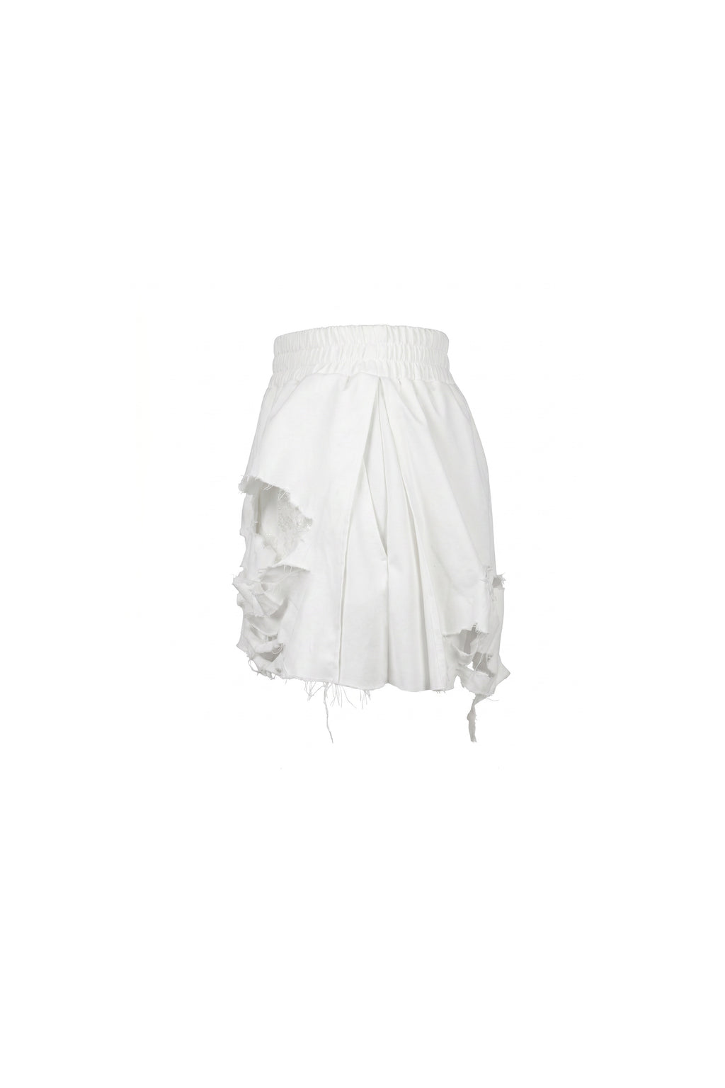 FRAY WHITE SHORTS