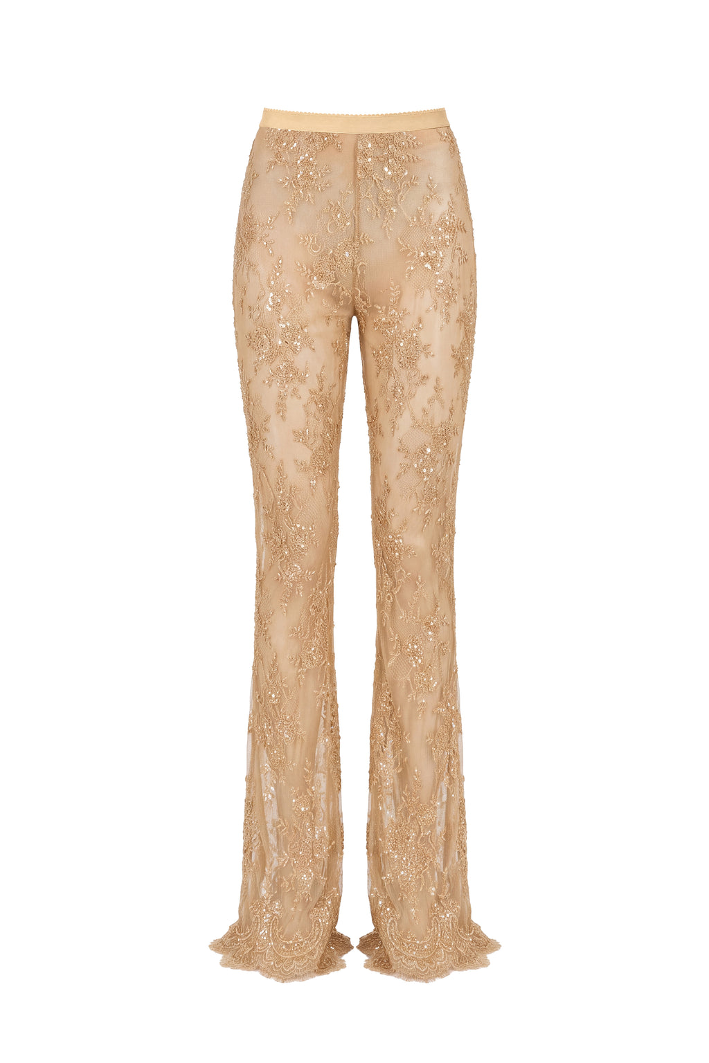 GOLD ADORNED TROUSERS