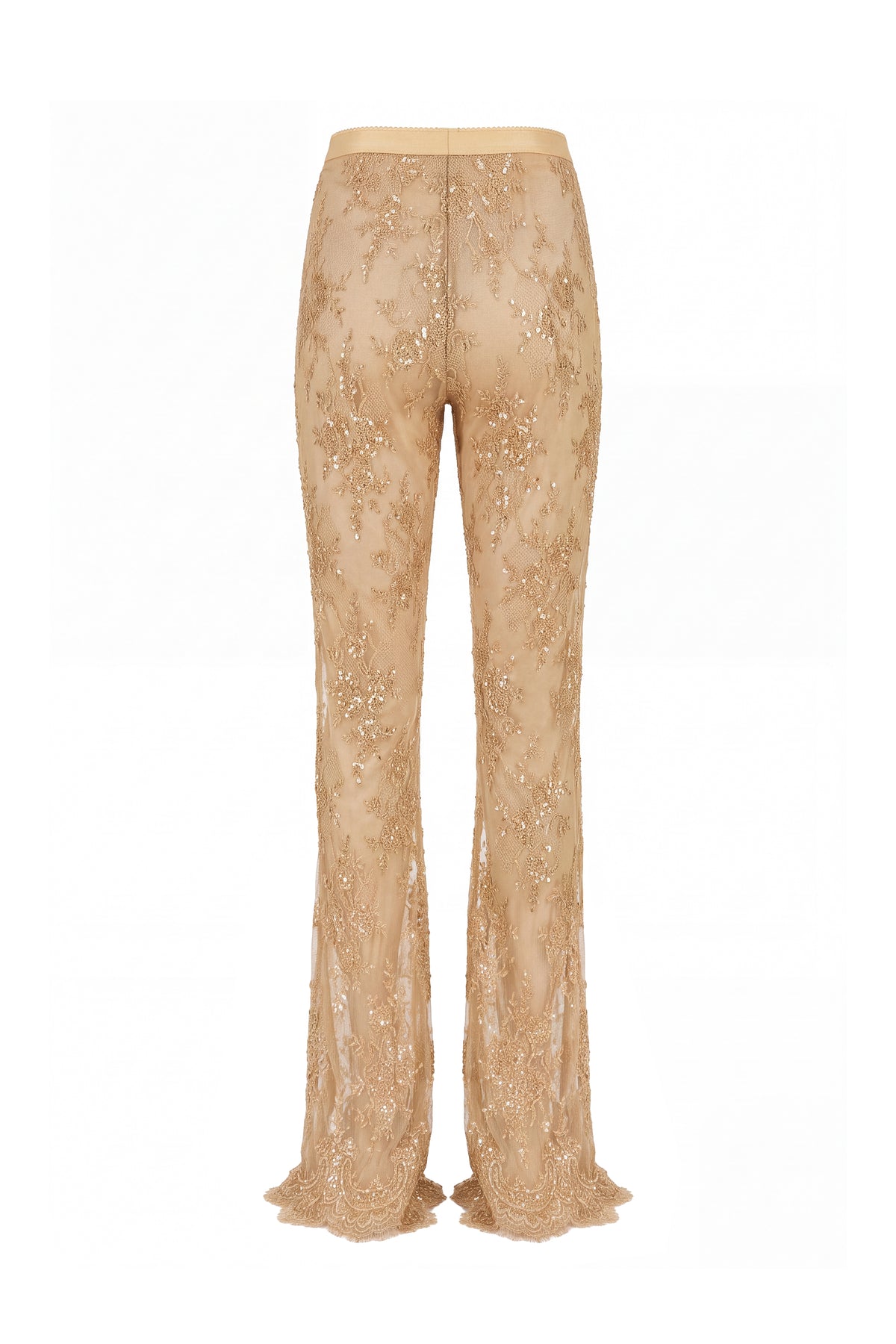 GOLD ADORNED TROUSERS