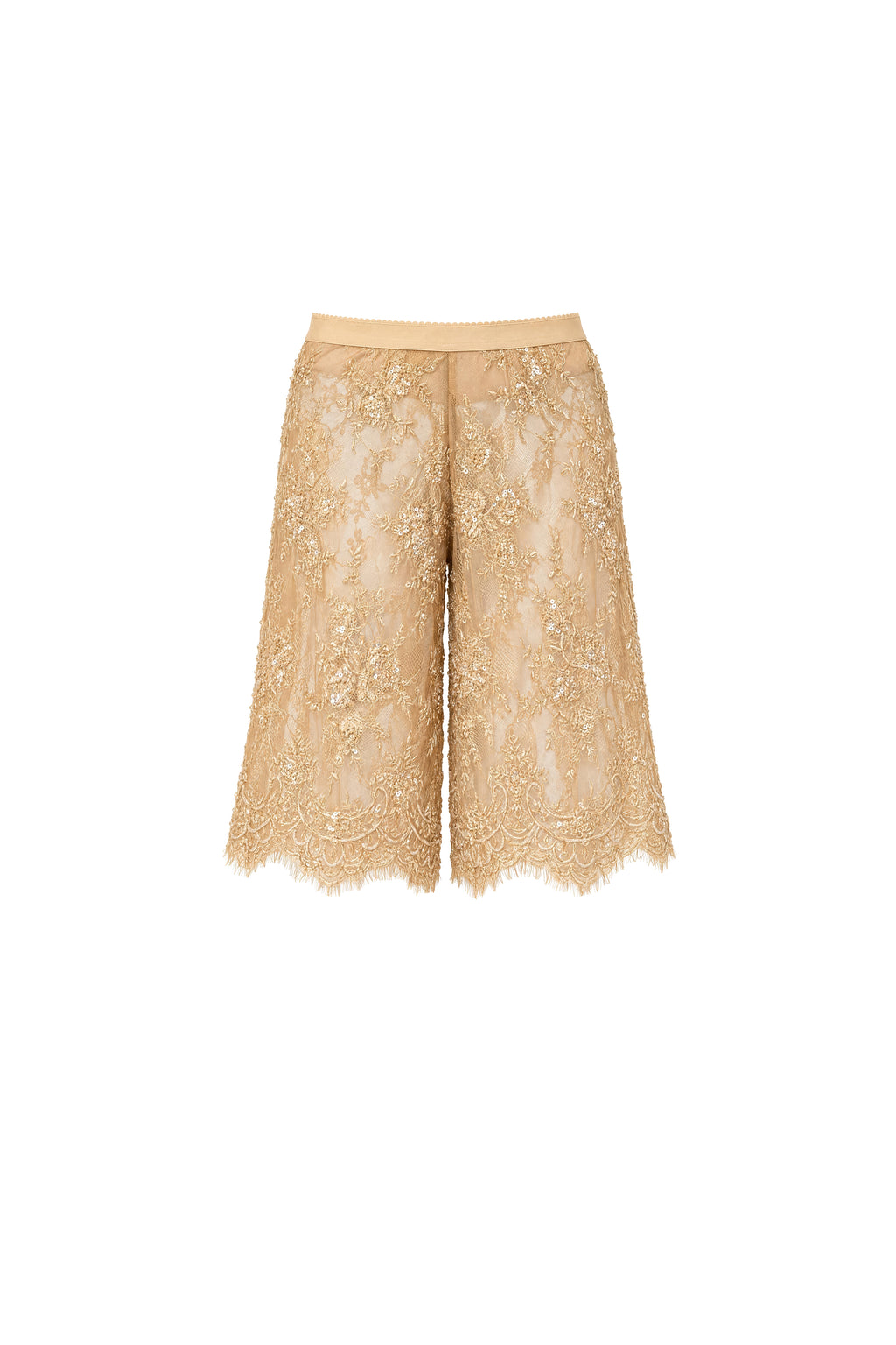 GOLD ADORNED SHORTS