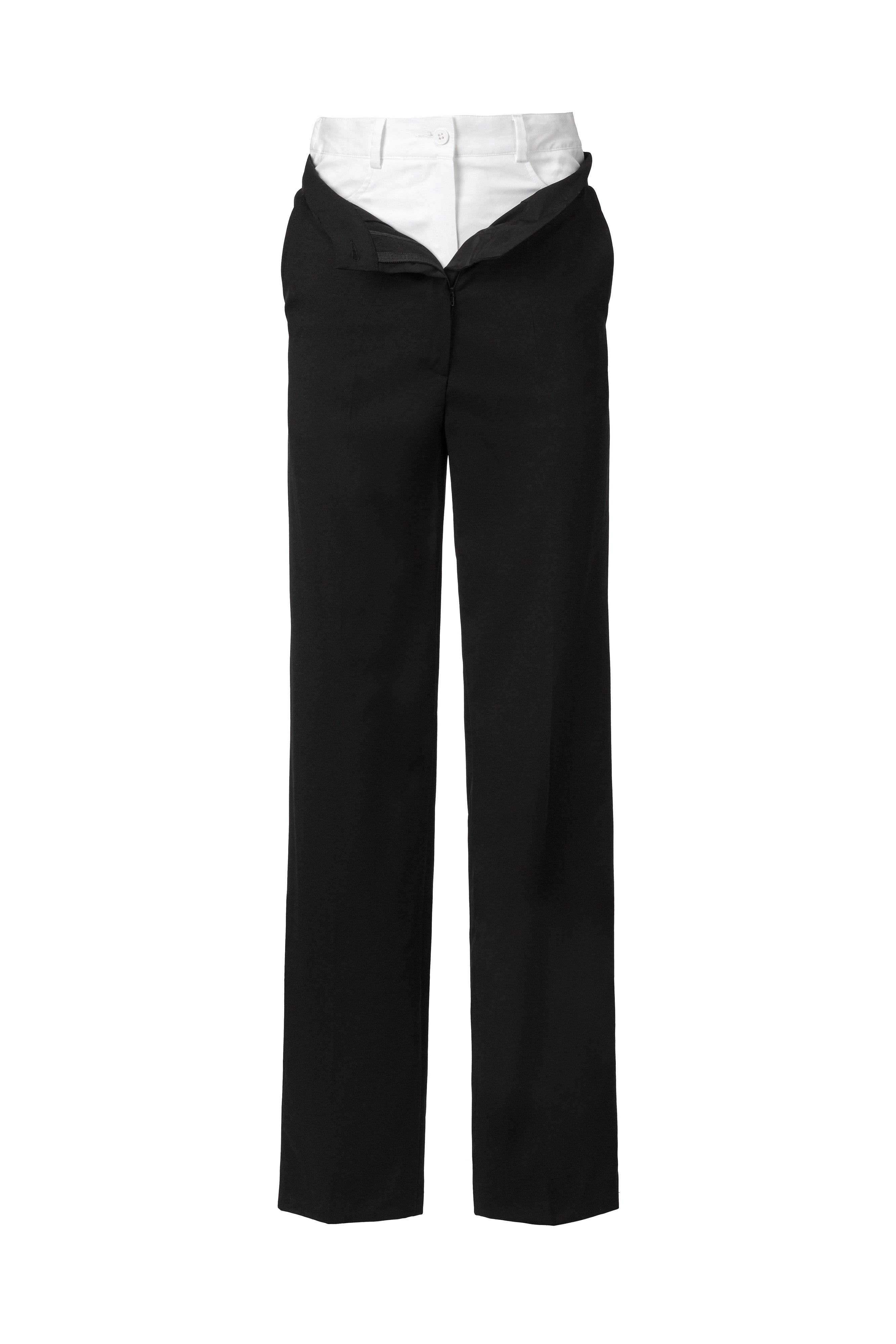 DOUBLE WAISTED TROUSERS