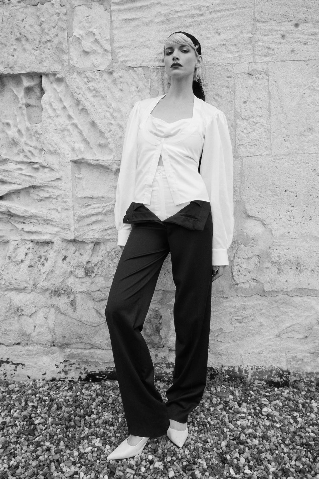 DOUBLE WAISTED TROUSERS