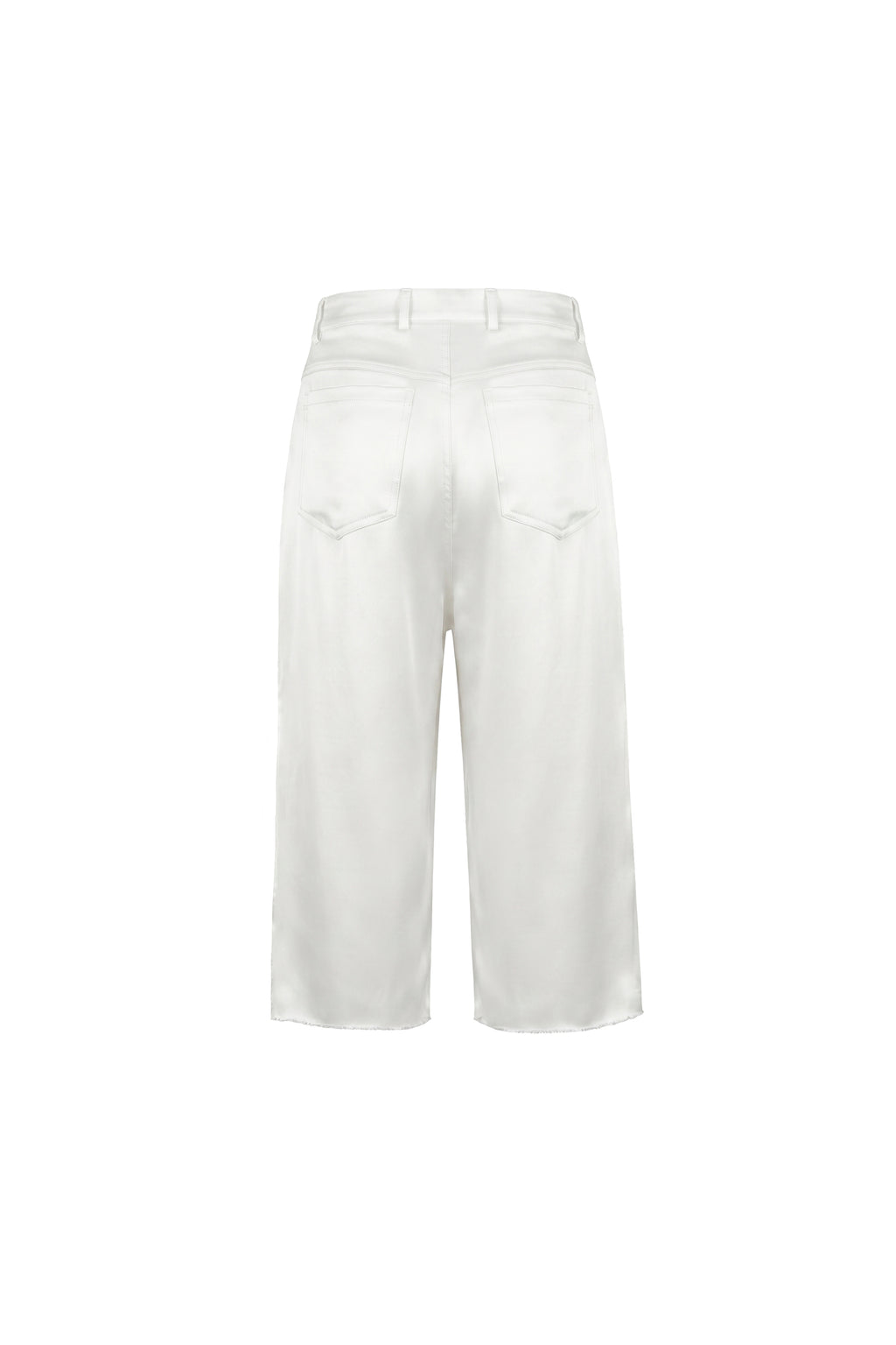 EMBROIDERED WHITE SATIN